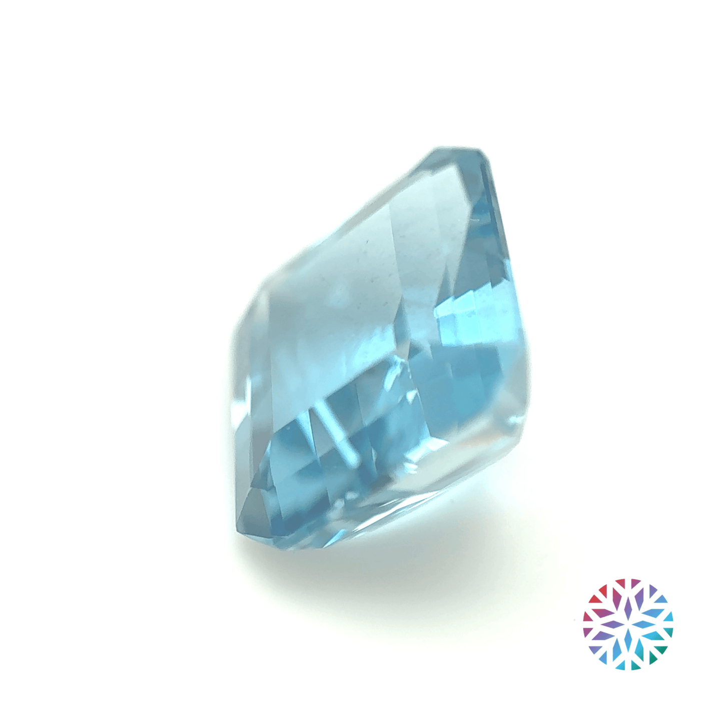 Aquamarine- Emerald, 5.78ct, 11.5 x 10.7 x 7.0mm