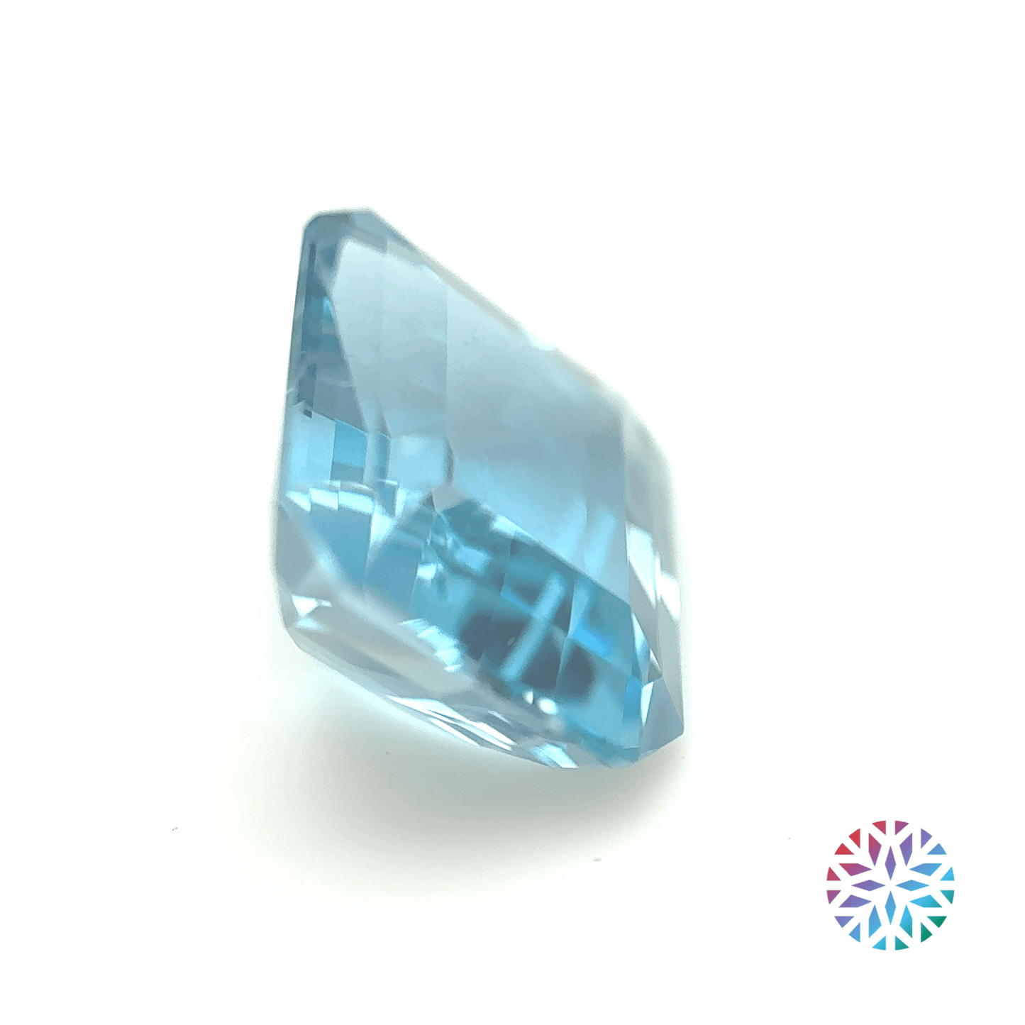 Aquamarine- Emerald, 5.78ct, 11.5 x 10.7 x 7.0mm