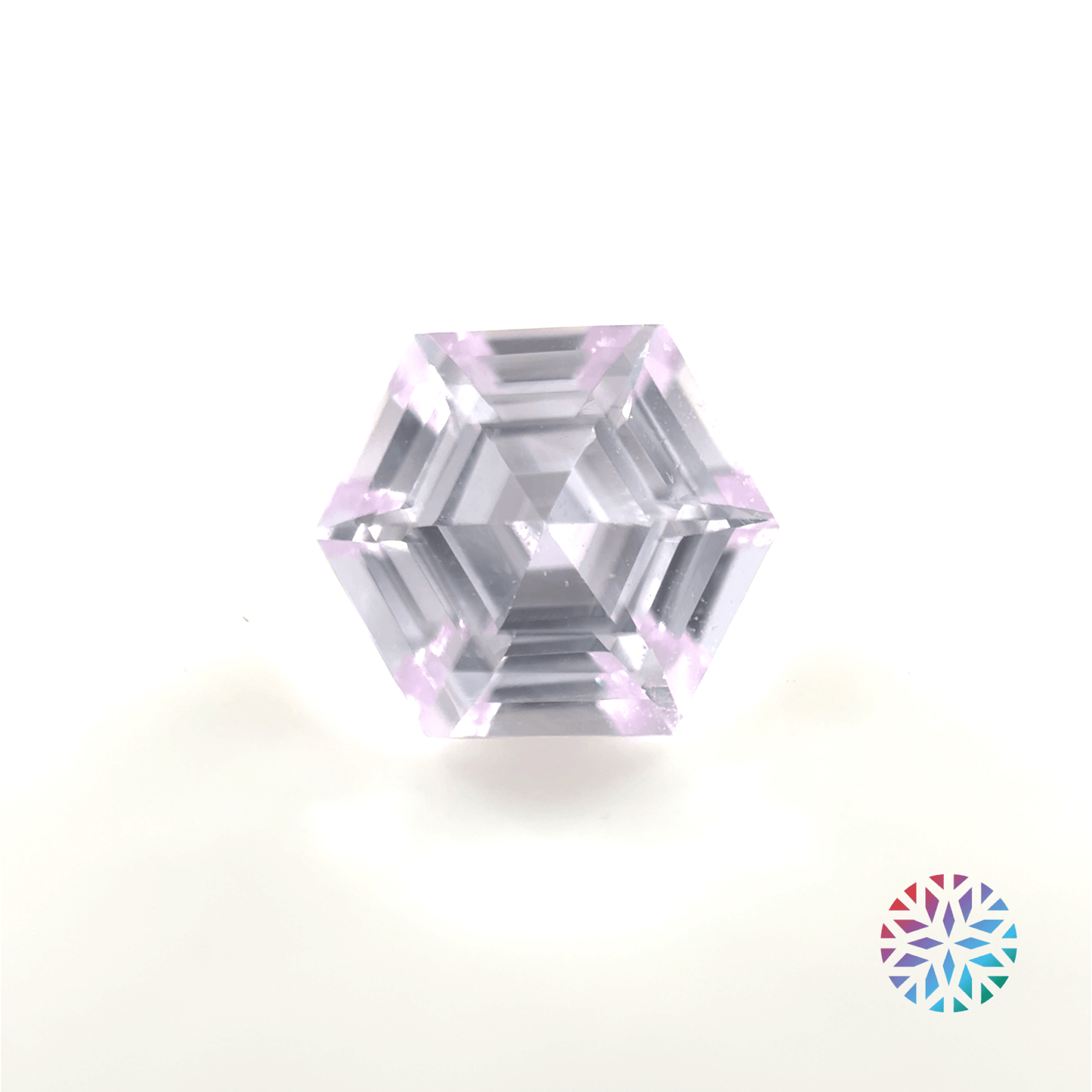 Pink Sapphire- Hexagon, 1.38ct, 6.5 x 6.5 x 4.1mm