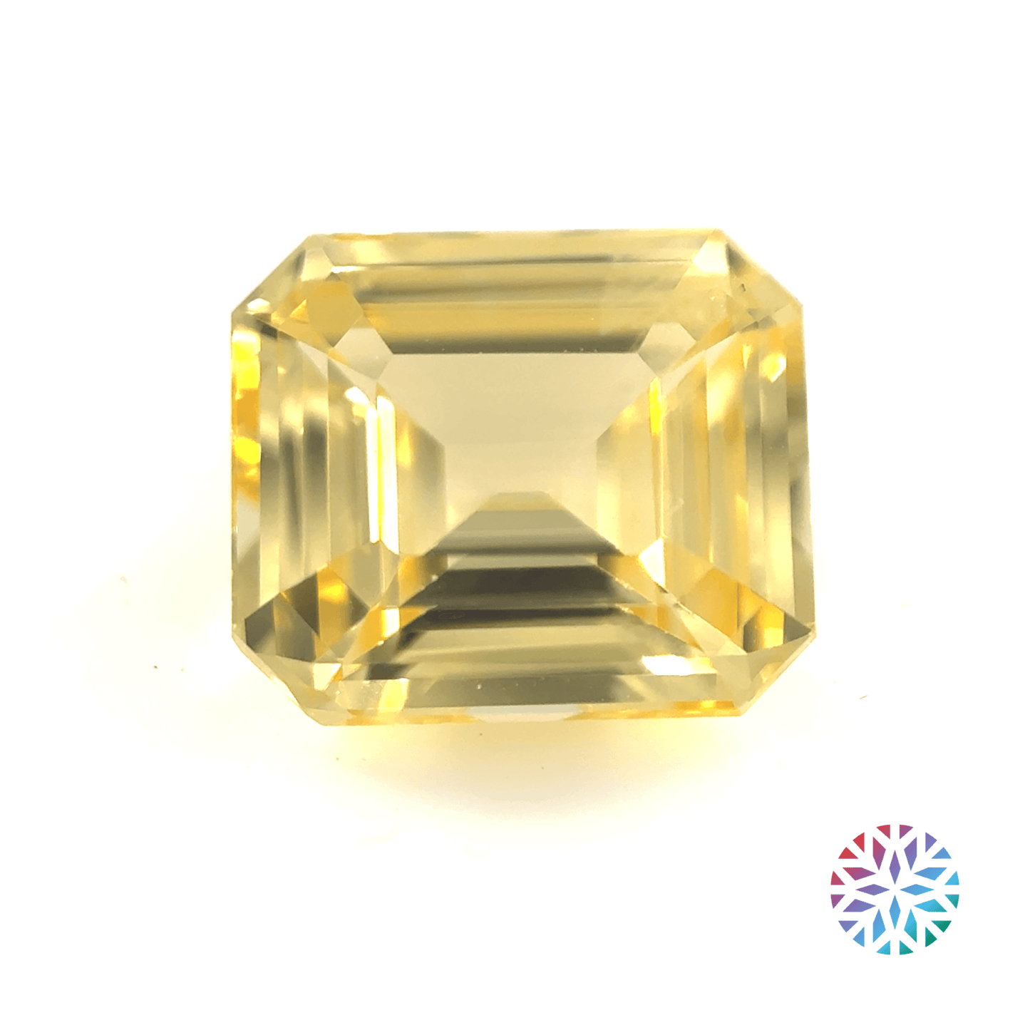 Yellow Sapphire - Emerald, 3.01ct, 8.5 x 7.3 x 4.8mm, (N)