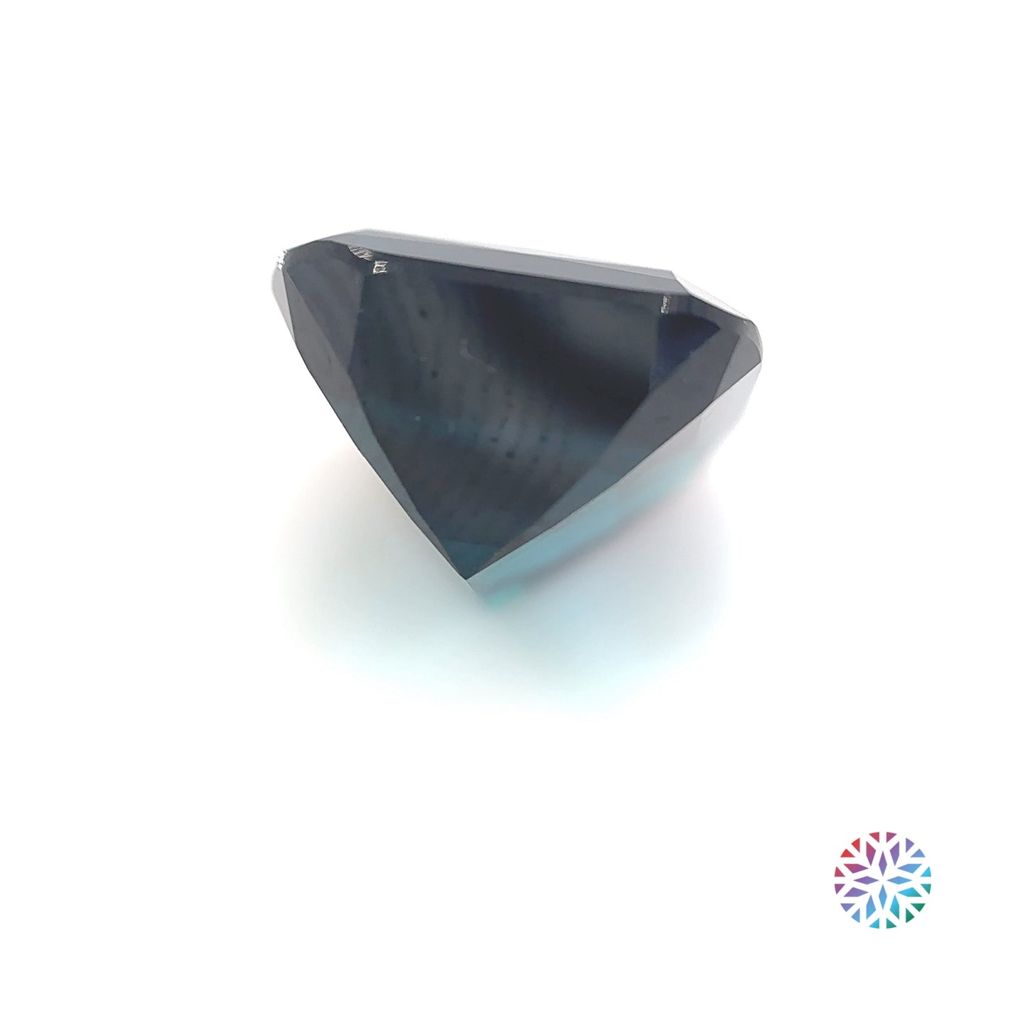 Teal Tourmaline- Cushion, 9.03ct, 12.0 x 11.7 x 8.5mm