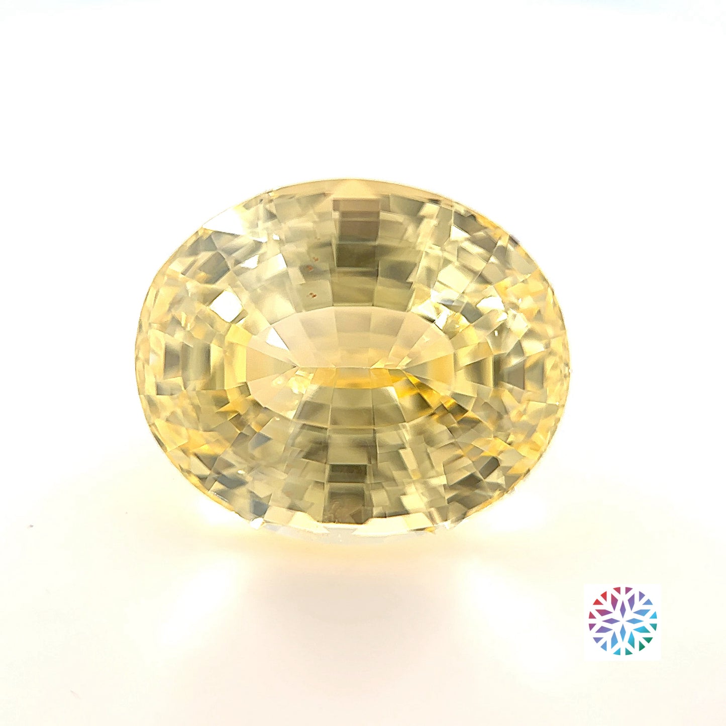 Yellow Sapphire- Oval, 11.01ct, 13.1 x 11.0 x 8.7mm, (N)