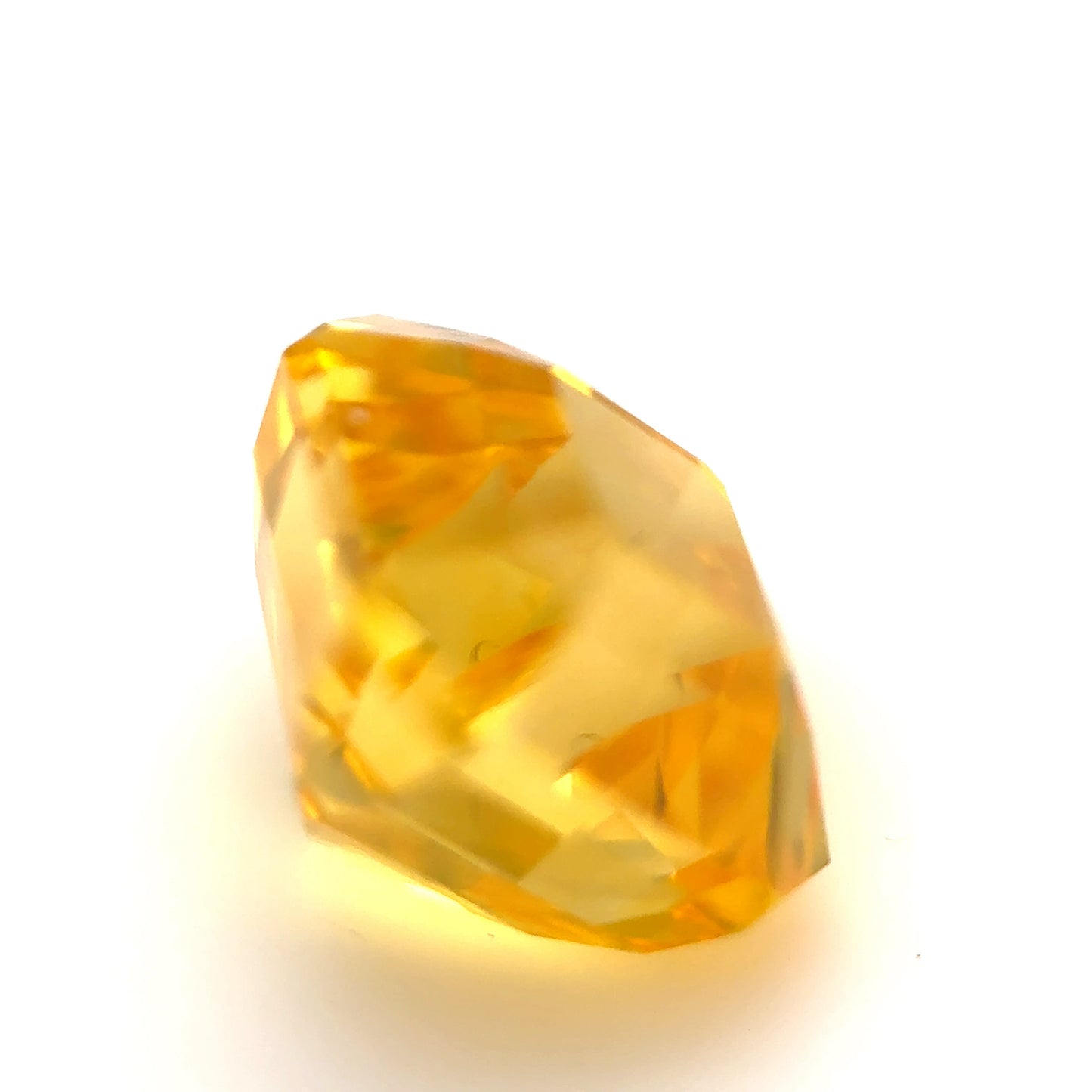 Yellow Sapphire- Emerald, 4.01ct, 8.0 x 7.6 x 6.6mm