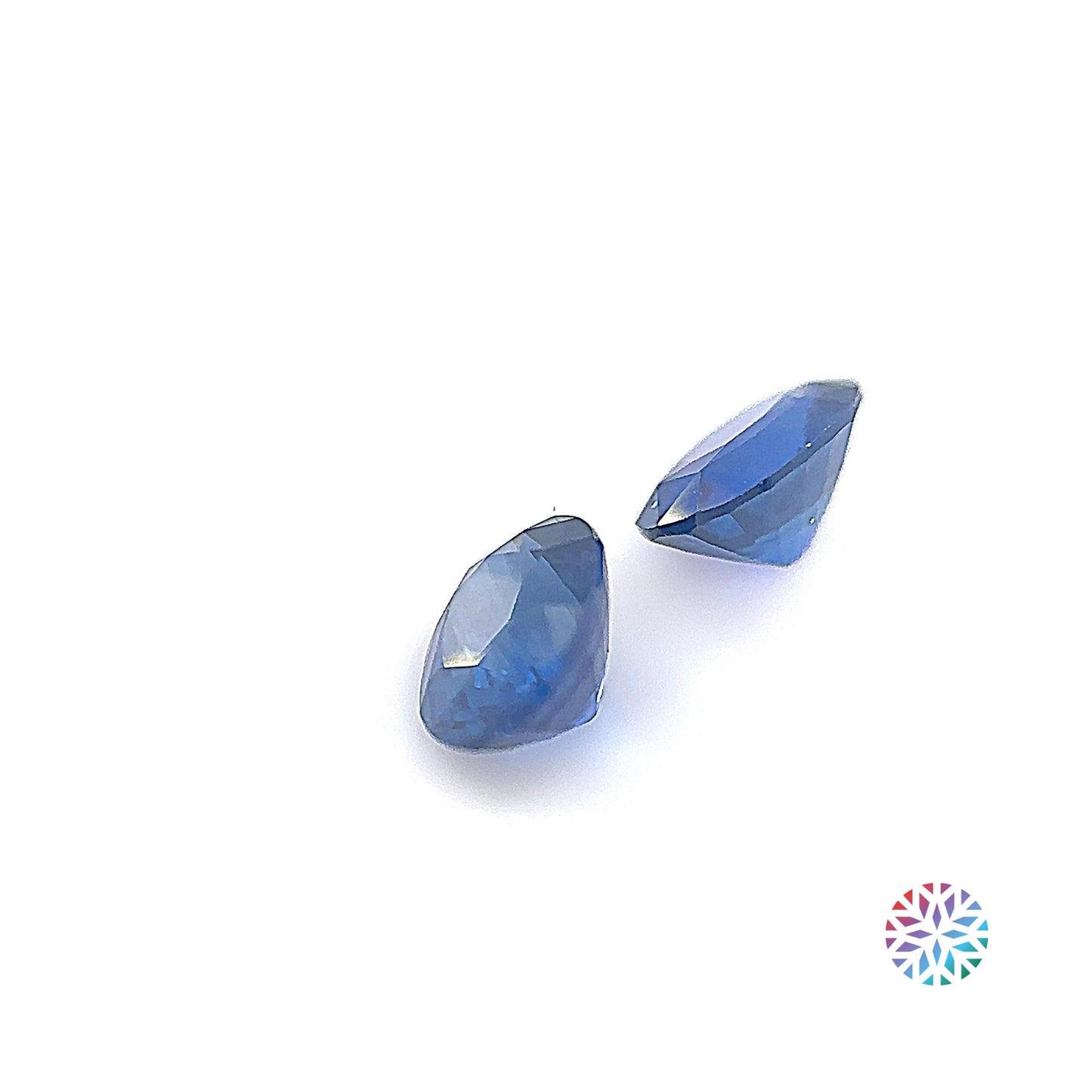 Blue Sapphire pair - Oval, 1.64ct, 6.0 x 5.0mm