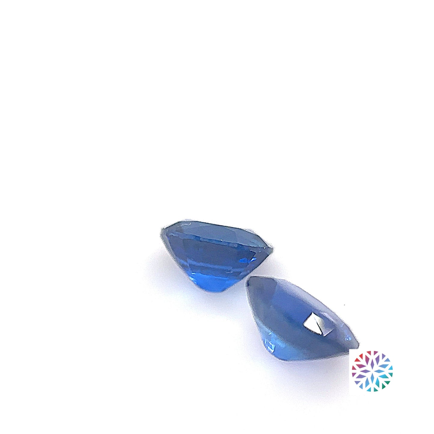 Blue Sapphire pair - Oval, 1.64ct, 6.0 x 5.0mm