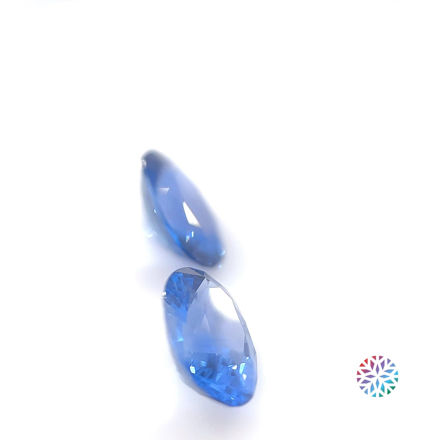 Blue Sapphire pair - Oval, 2.78ct, 8.1 x 6.1mm