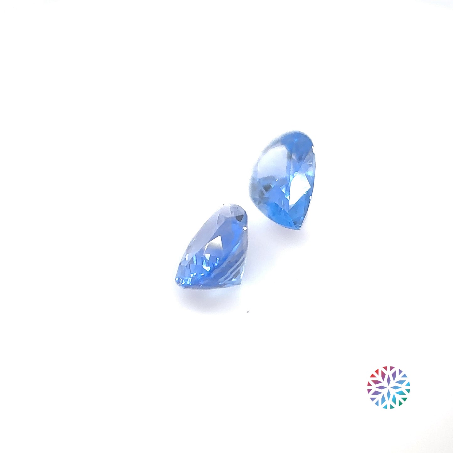 Blue Sapphire pair - Pear, 1.52ct, 7.0 x 5.0mm