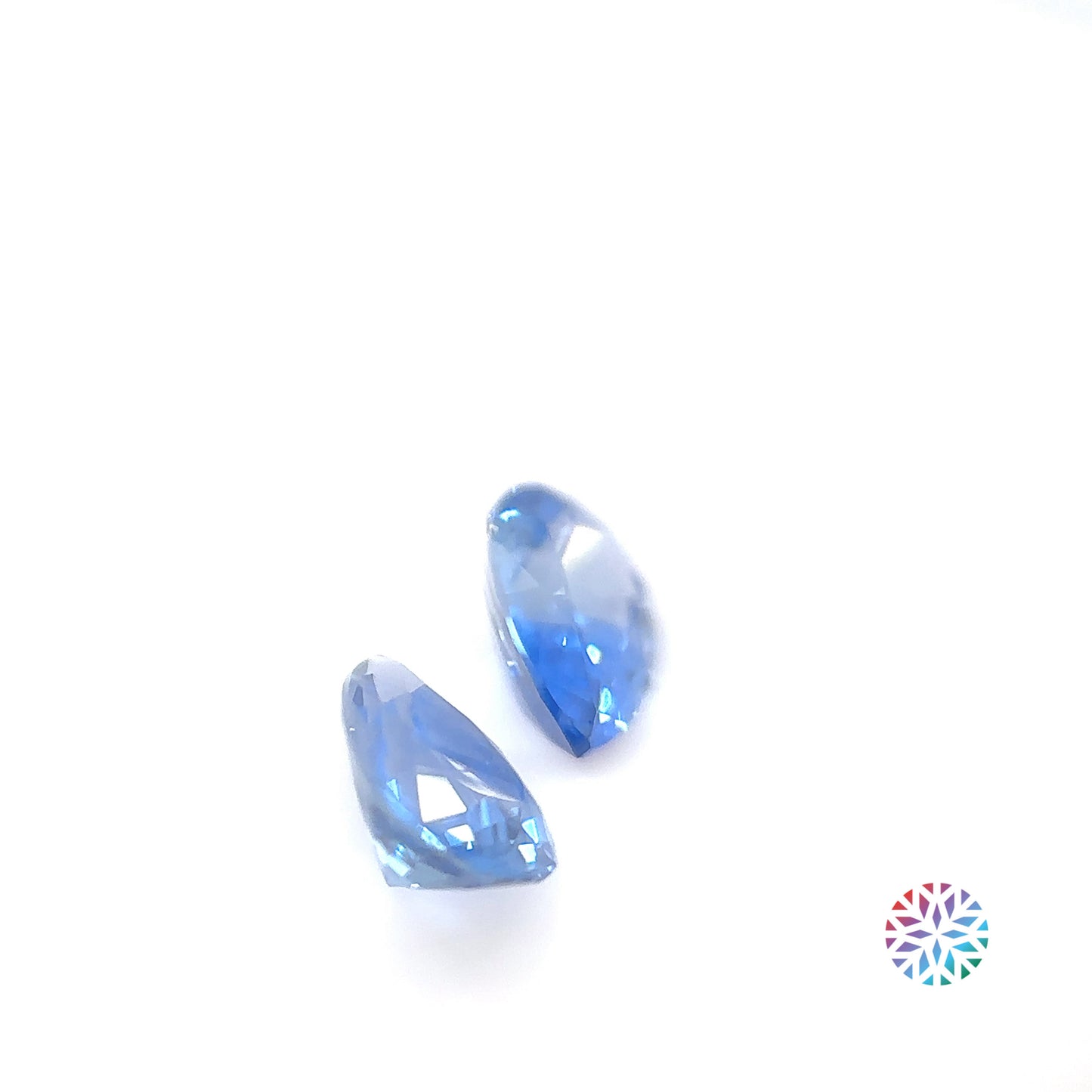 Blue Sapphire pair - Pear, 1.52ct, 7.0 x 5.0mm