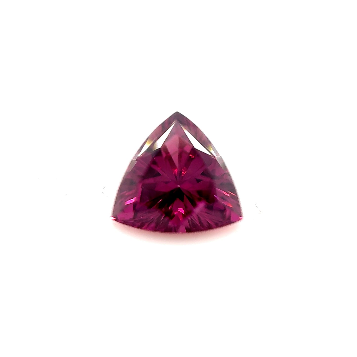 Rhodolite pair - Trilliant, 1.77ct, 7.8 x 7.7 x 4.6mm