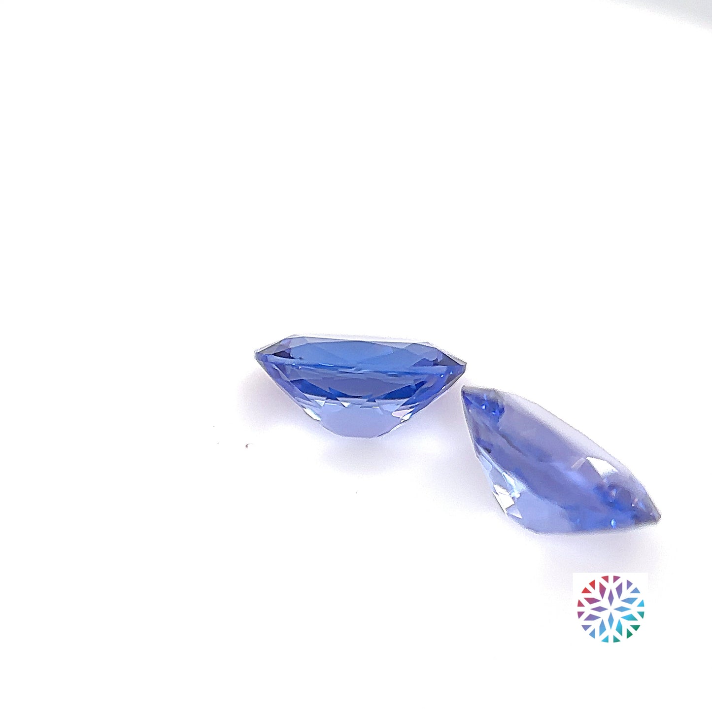 Tanzanite pair - Oval, 2.12ct, 7.9 x 5.8mm