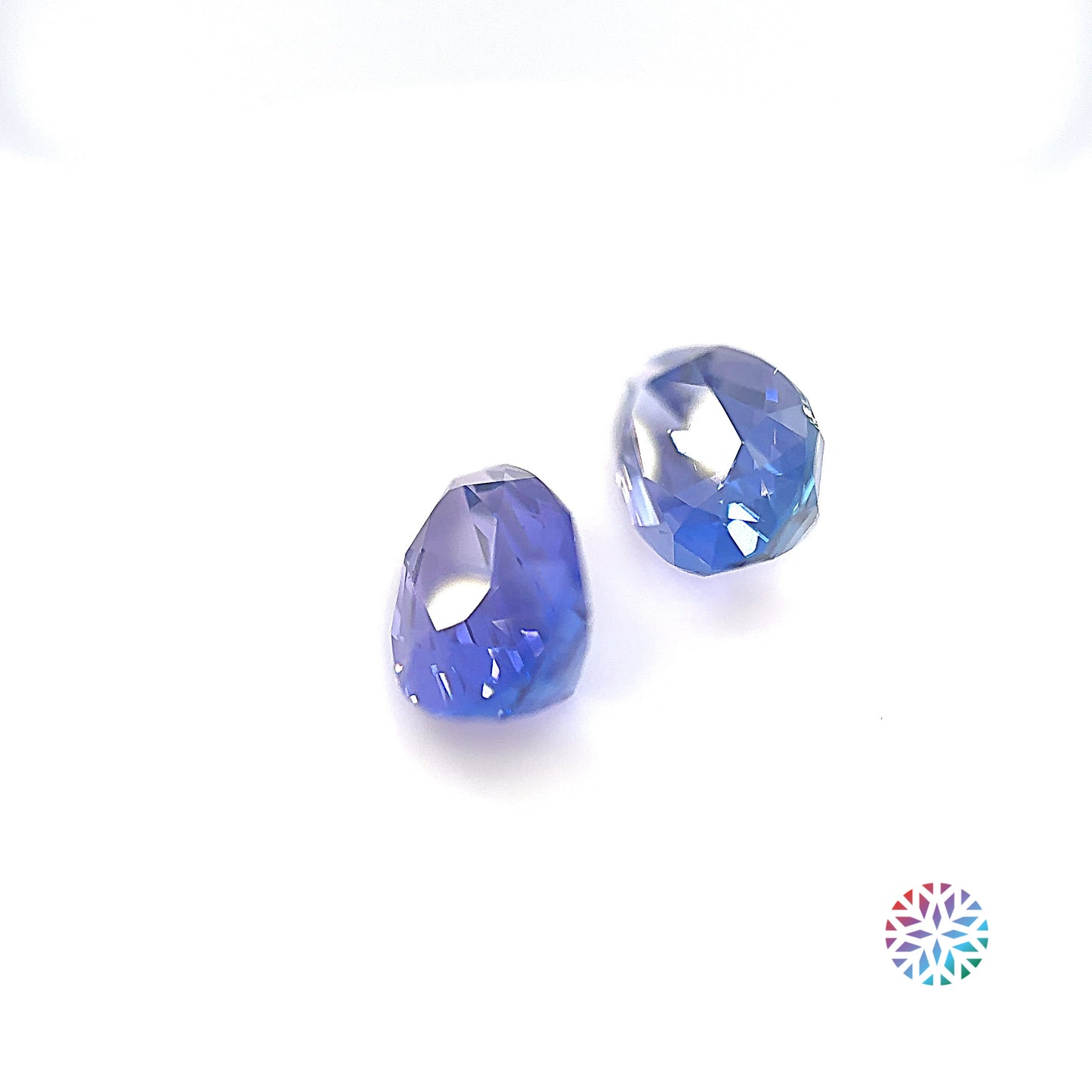 Tanzanite pair - Pear, 5.71ct, 12.0 x 7.0mm