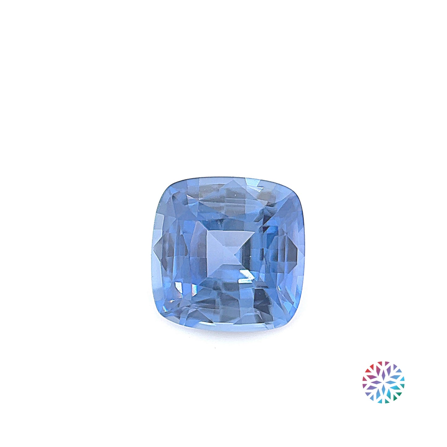 Blue Sapphire- Cushion, 1.51ct, 6.6 x 6.6 x 3.94mm