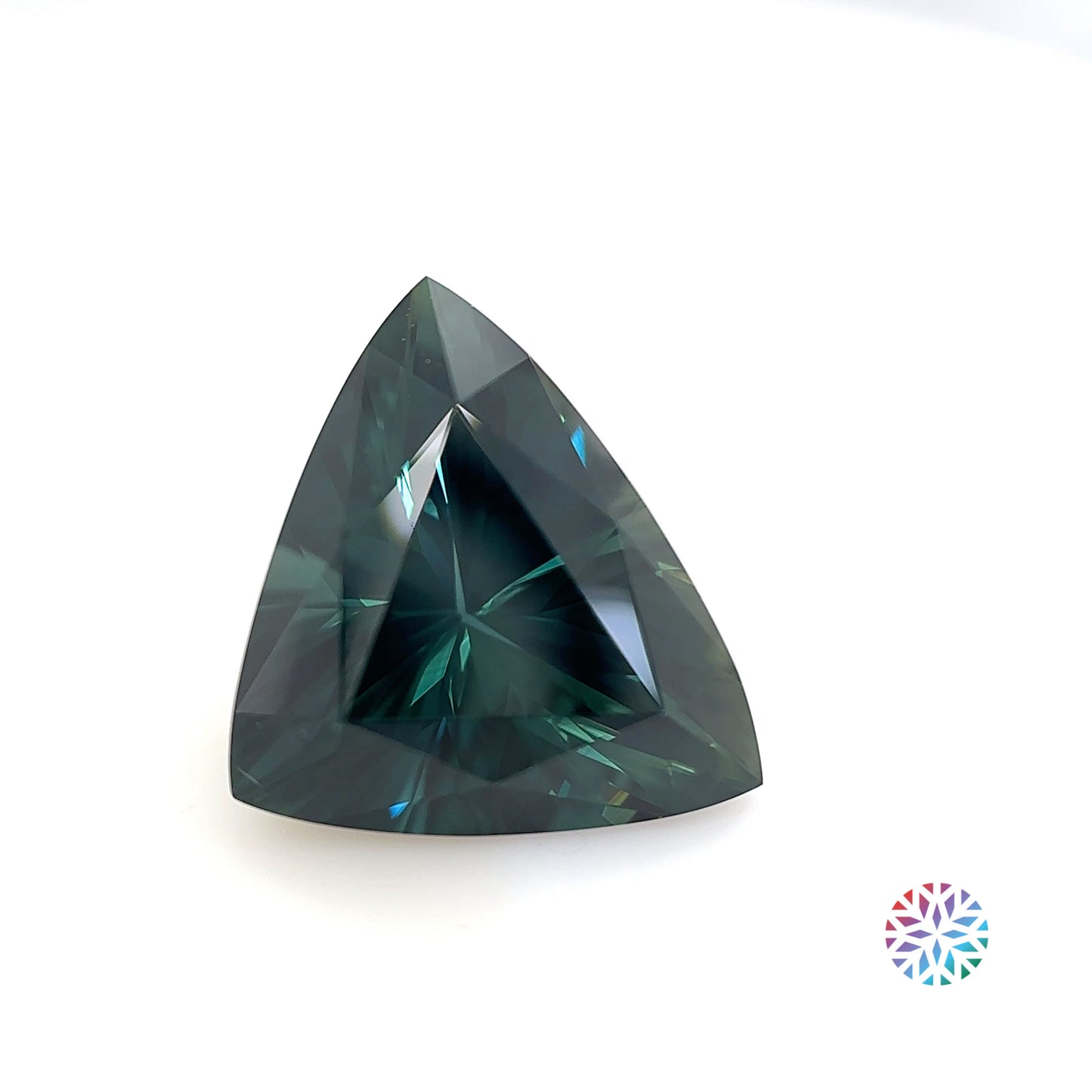 Teal Sapphire- Fancy, 4.8ct, 11.6 x 10.9 x 6.7mm