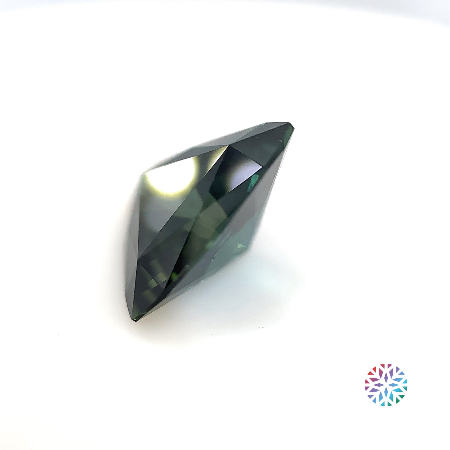 Teal Sapphire- Fancy, 4.8ct, 11.6 x 10.9 x 6.7mm