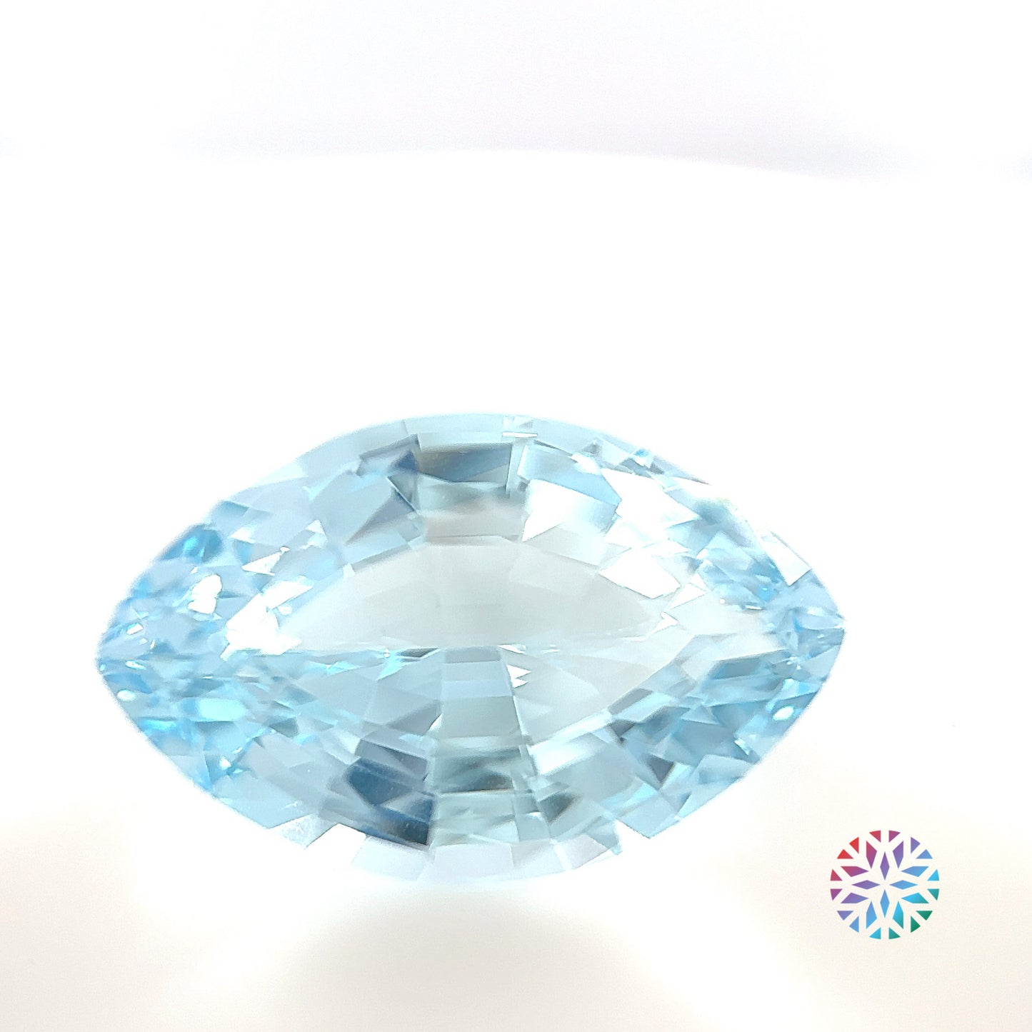 Aquamarine- Marquise, 10.71ct, 18.8 x 11.9 x 7.4mm