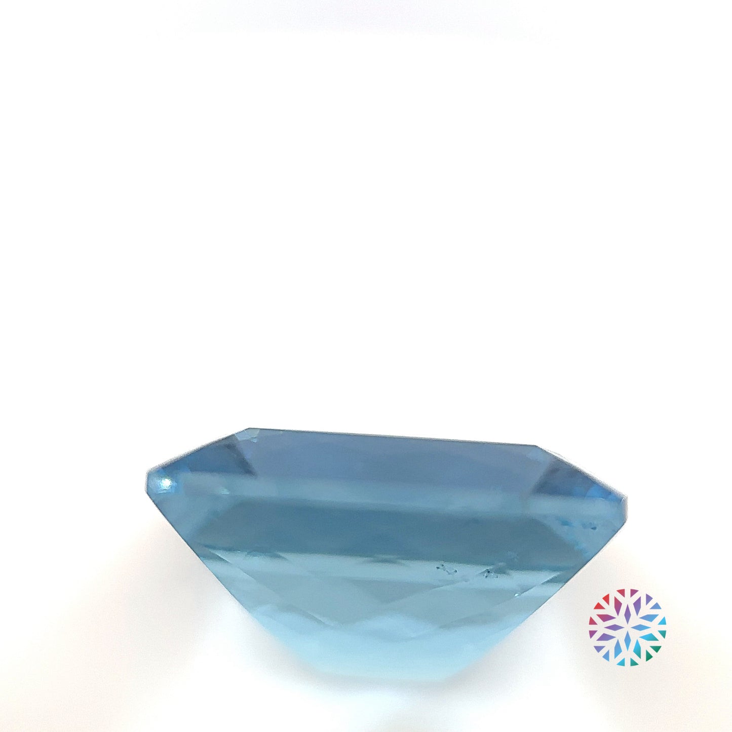 Aquamarine- Cushion, 7.45ct, 14.0 x 11.0 x 7.5mm