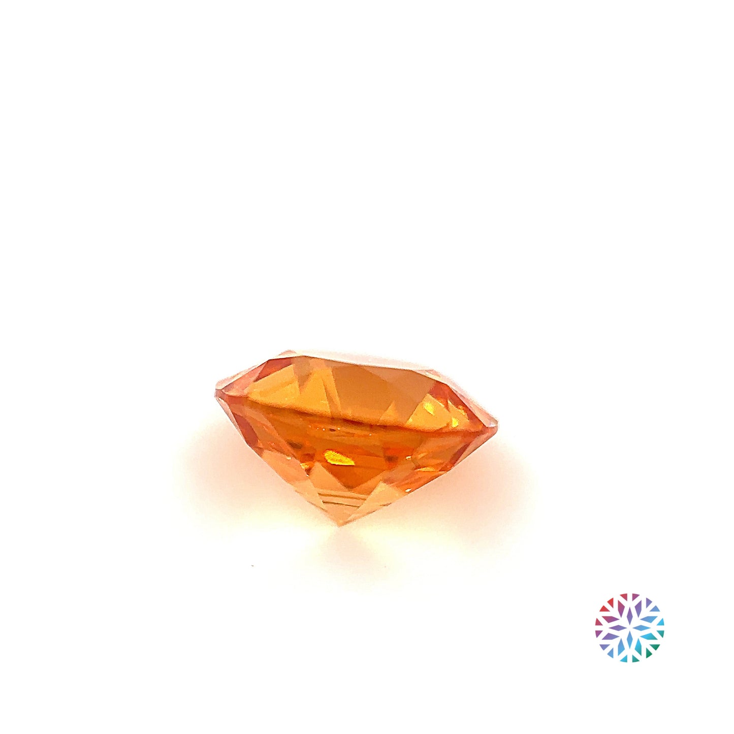 Mandarin Garnet- Round, 1.64ct, 7.1 x 7.1 x 4.2mm