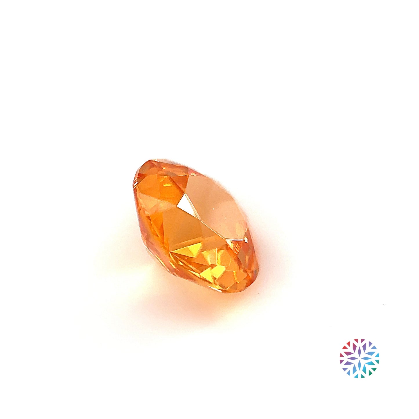 Mandarin Garnet- Round, 1.64ct, 7.1 x 7.1 x 4.2mm
