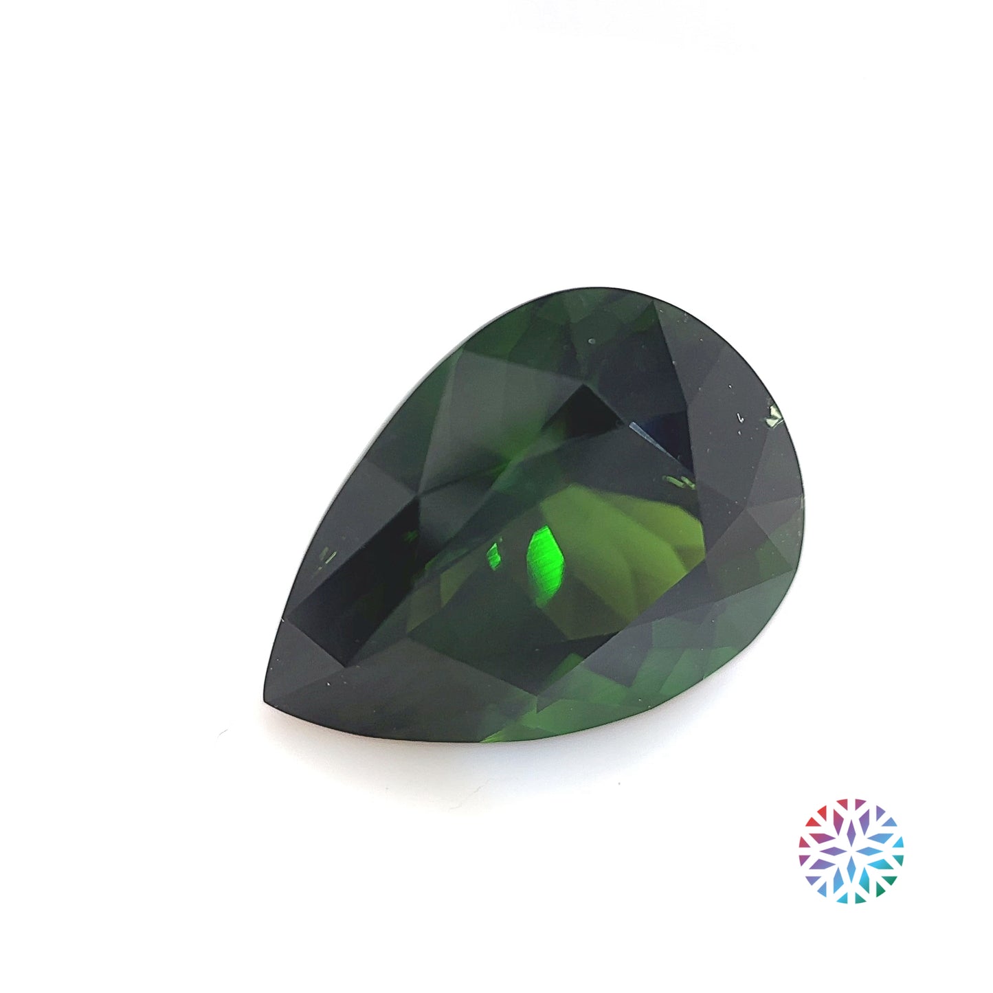 Chrome Tourmaline- Pear, 5.9ct, 14.2 x 10.3 x 7.8mm