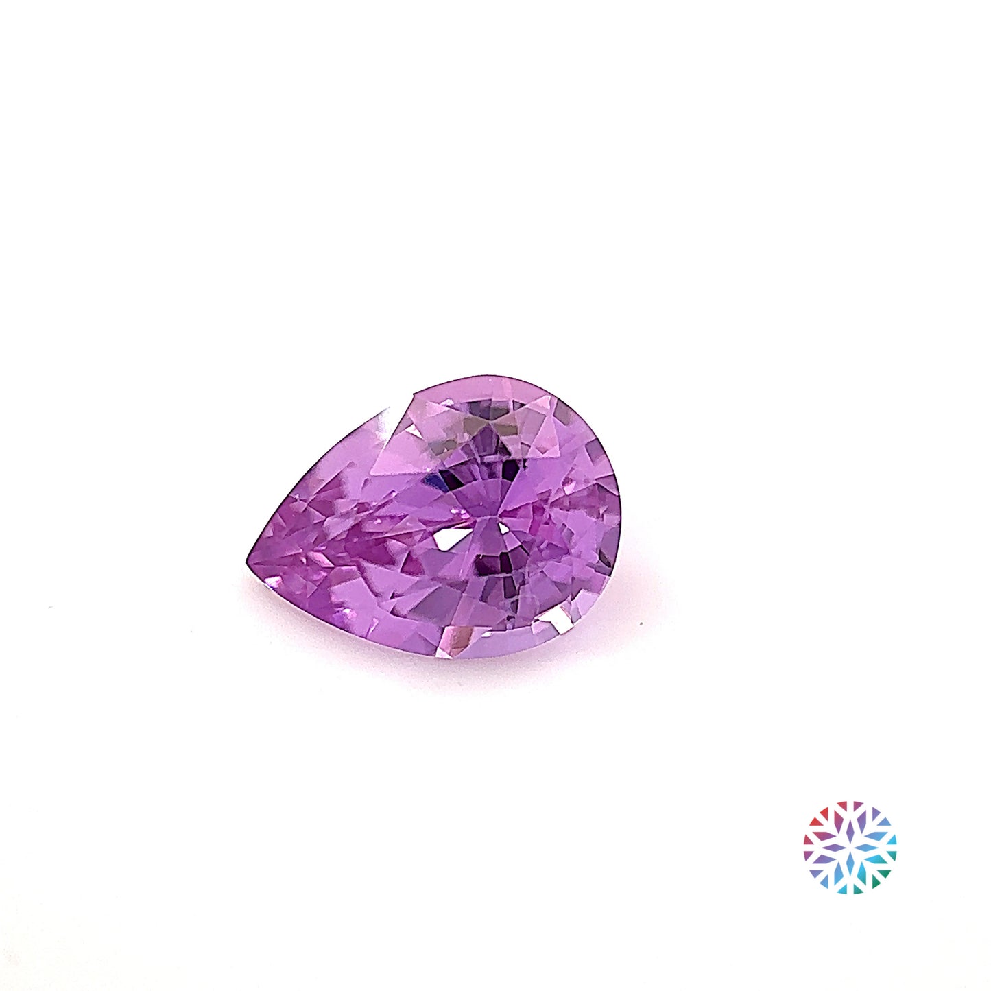 Pink Sapphire- Pear, 1.38ct, 8.2 x 6.0 x 4.0mm, (N)