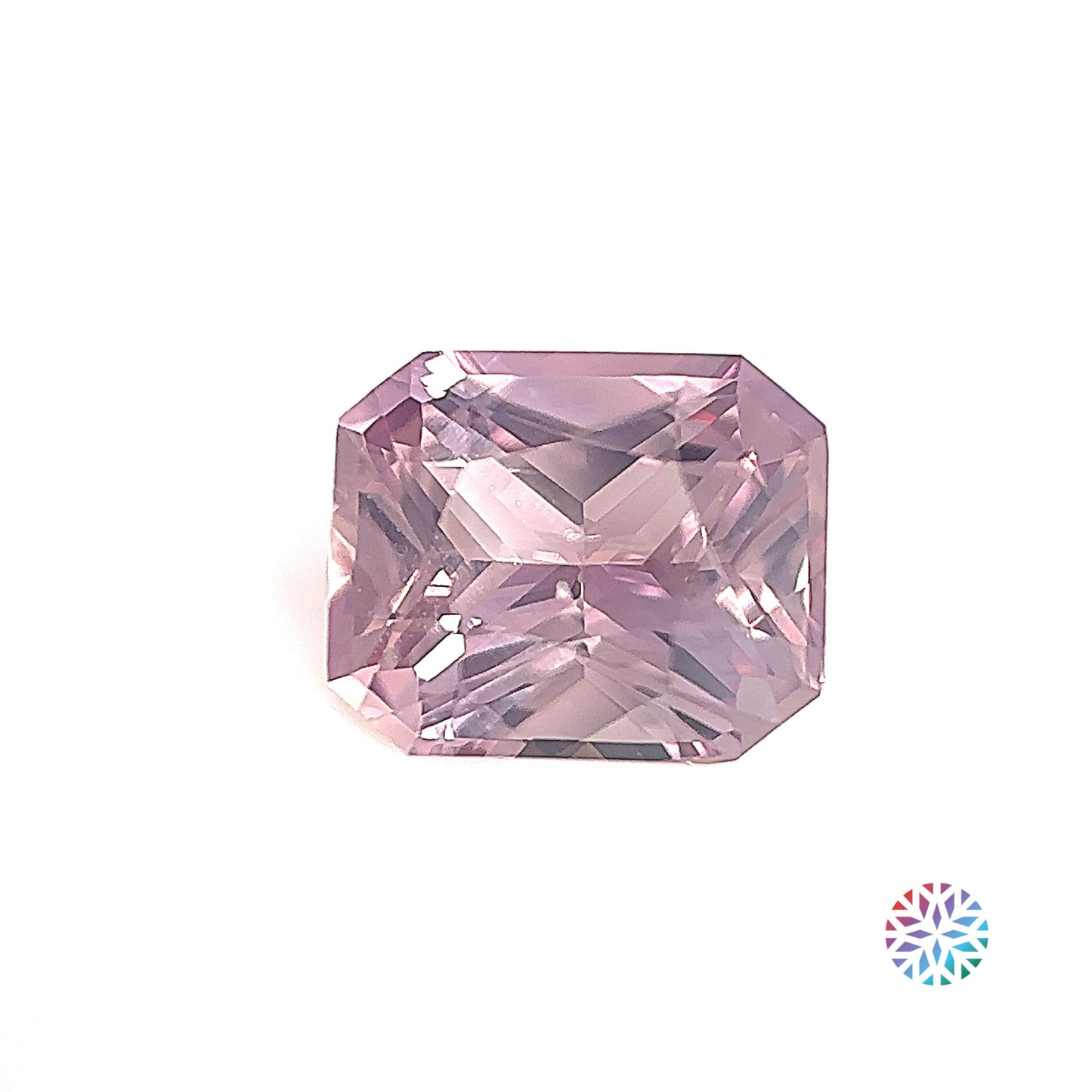 Peach Sapphire- Radiant, 3.19ct, 9.3 x 7.7 x 4.9mm, (N)