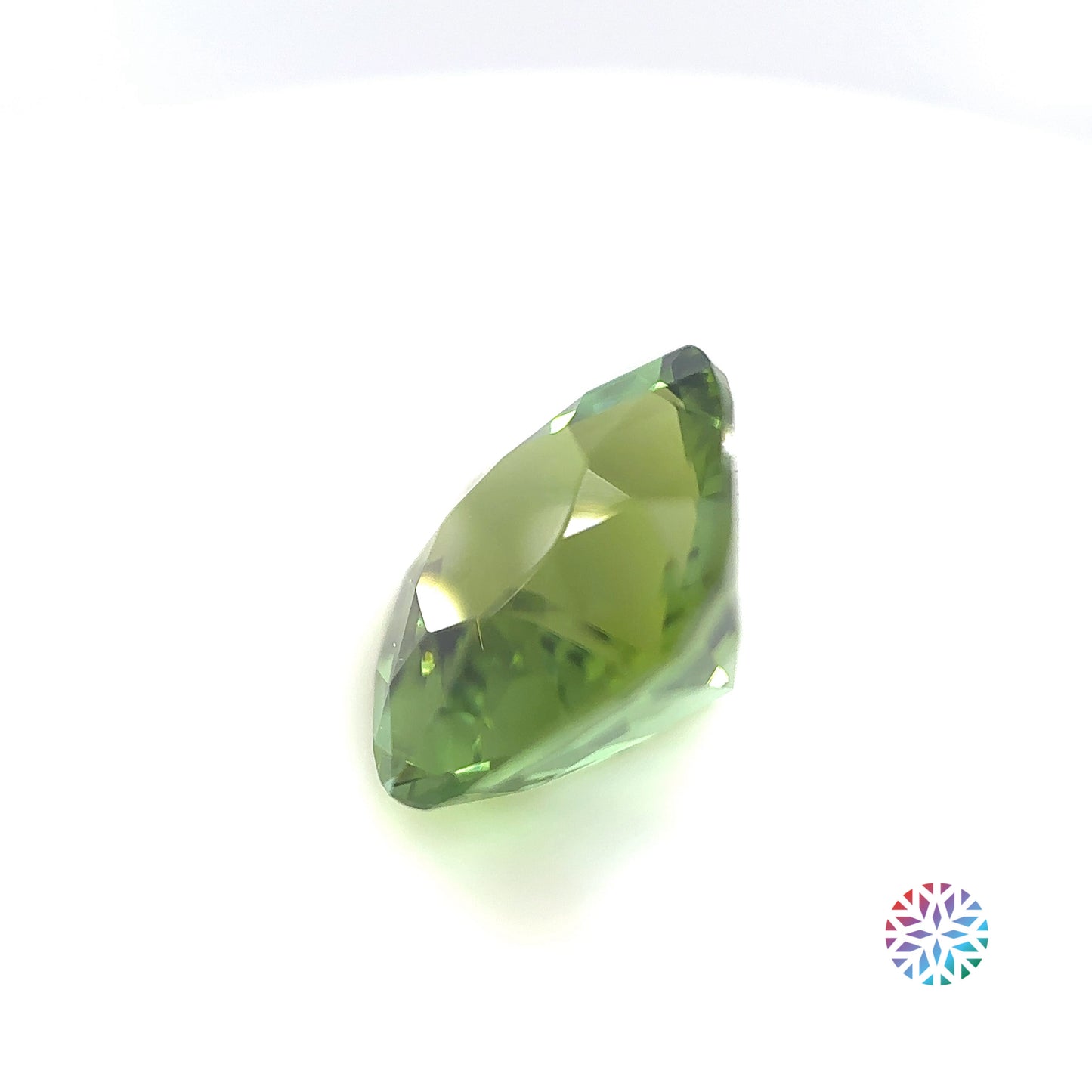 Green Tourmaline- Cushion, 6.52ct, 11.7 x 11.7 x 7.9mm
