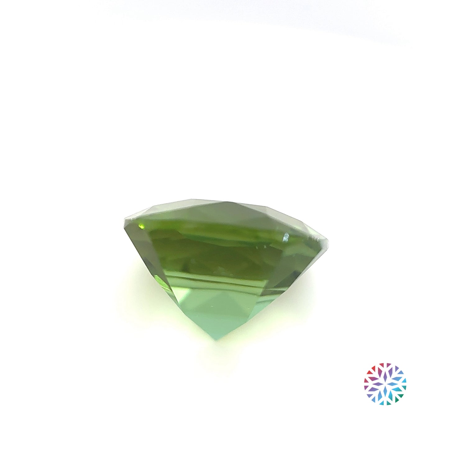 Green Tourmaline- Cushion, 6.52ct, 11.7 x 11.7 x 7.9mm