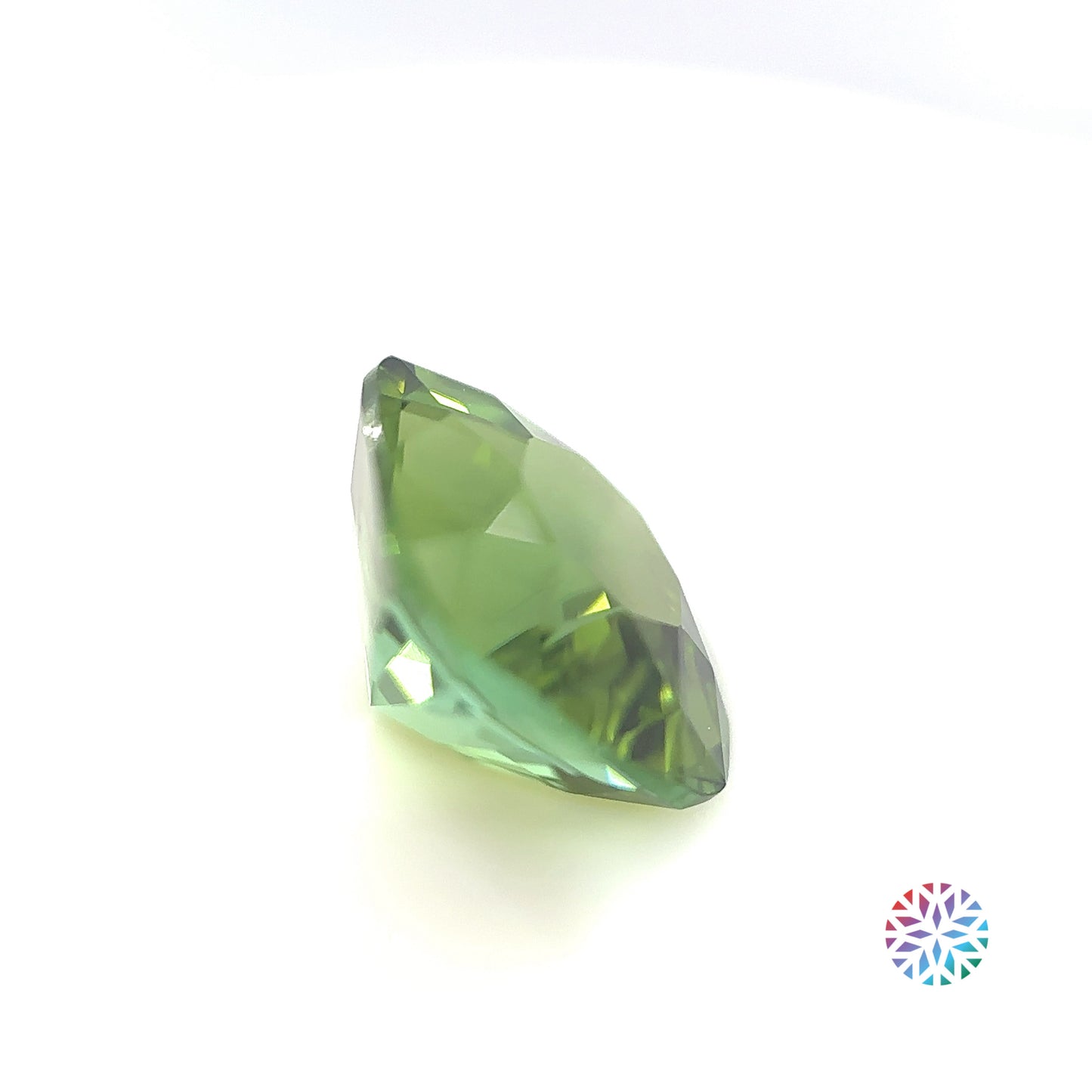 Green Tourmaline- Cushion, 6.52ct, 11.7 x 11.7 x 7.9mm