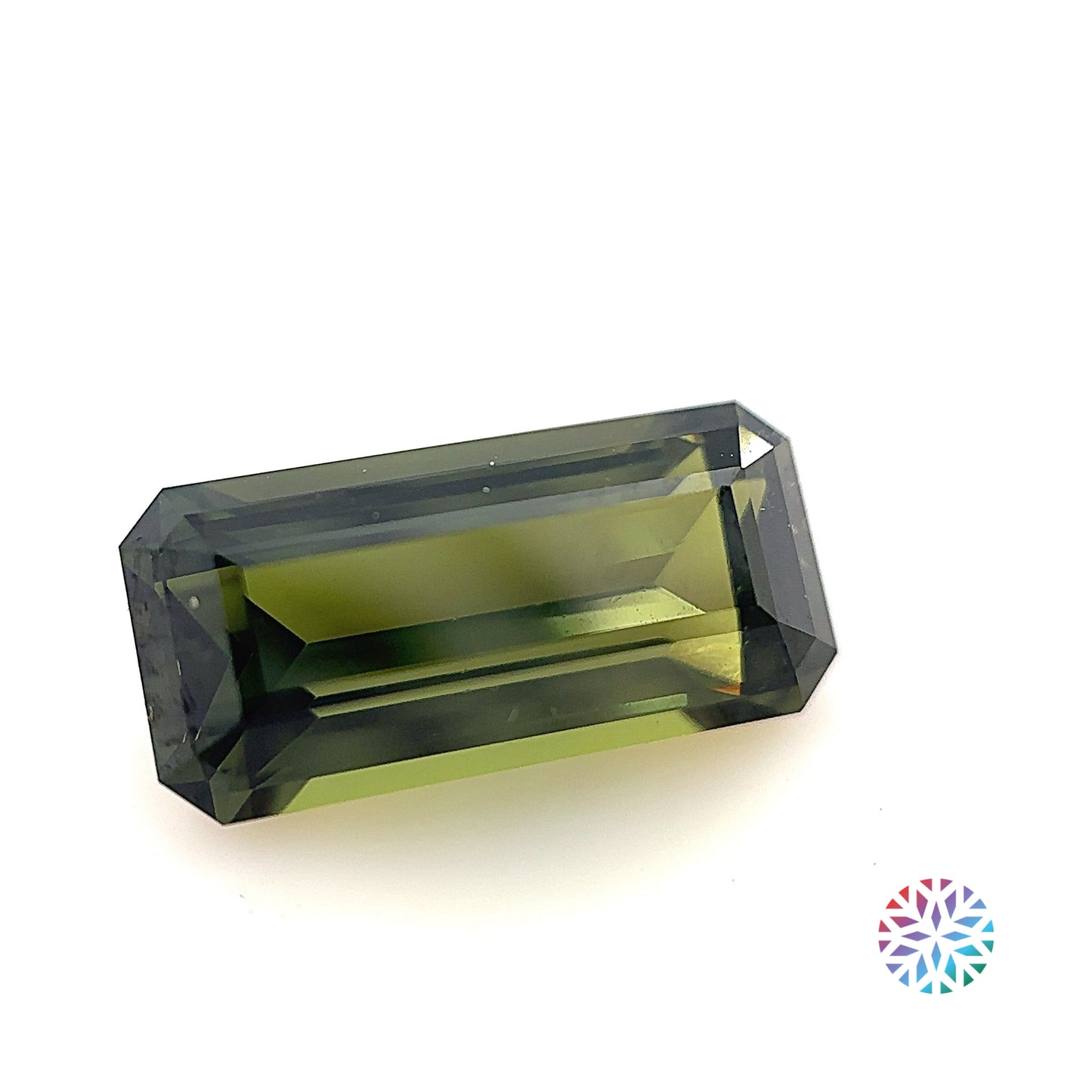 Green Sapphire- Emerald, 4.15ct, 12.9 x 6.1 x 4.7mm