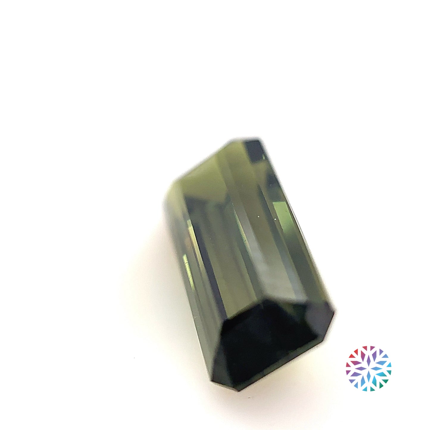 Green Sapphire- Emerald, 4.15ct, 12.9 x 6.1 x 4.7mm