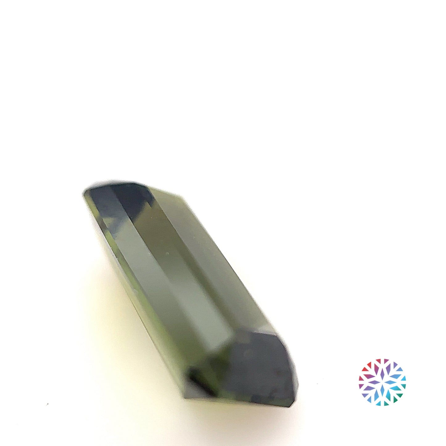 Green Sapphire- Emerald, 4.15ct, 12.9 x 6.1 x 4.7mm