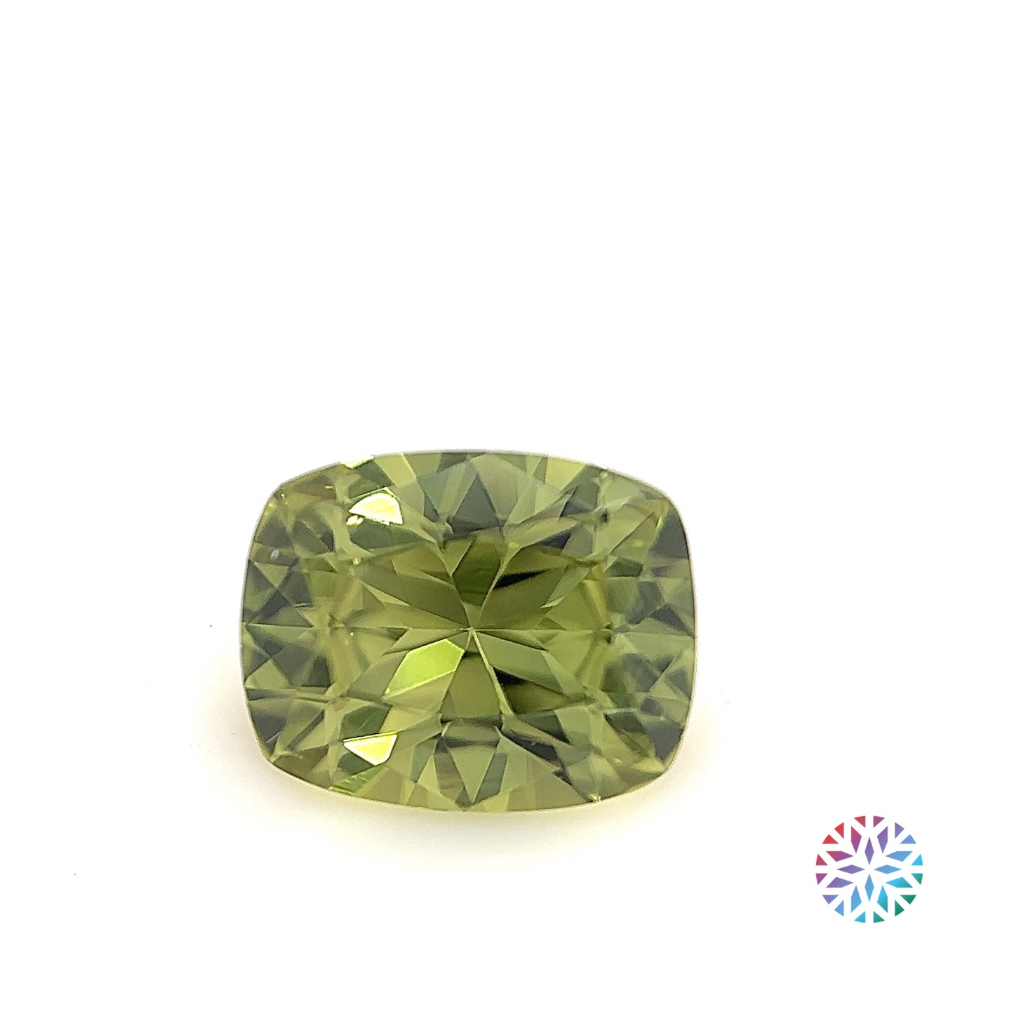 Green Sapphire- Cushion, 2.08ct, 8.7 x 6.9 x 4.2mm
