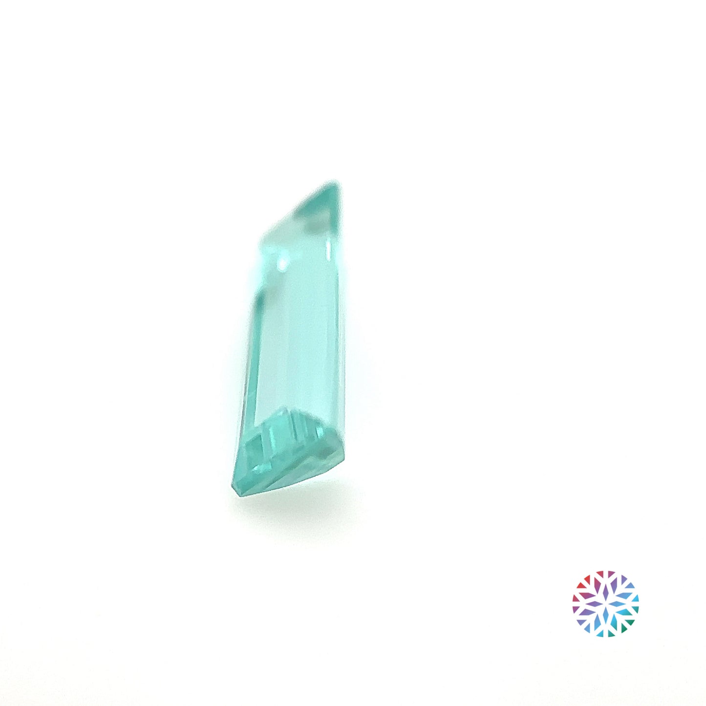 Lagoon Tourmaline- Baguette, 1.59ct, 12.0 x 4.4 x 3.6mm