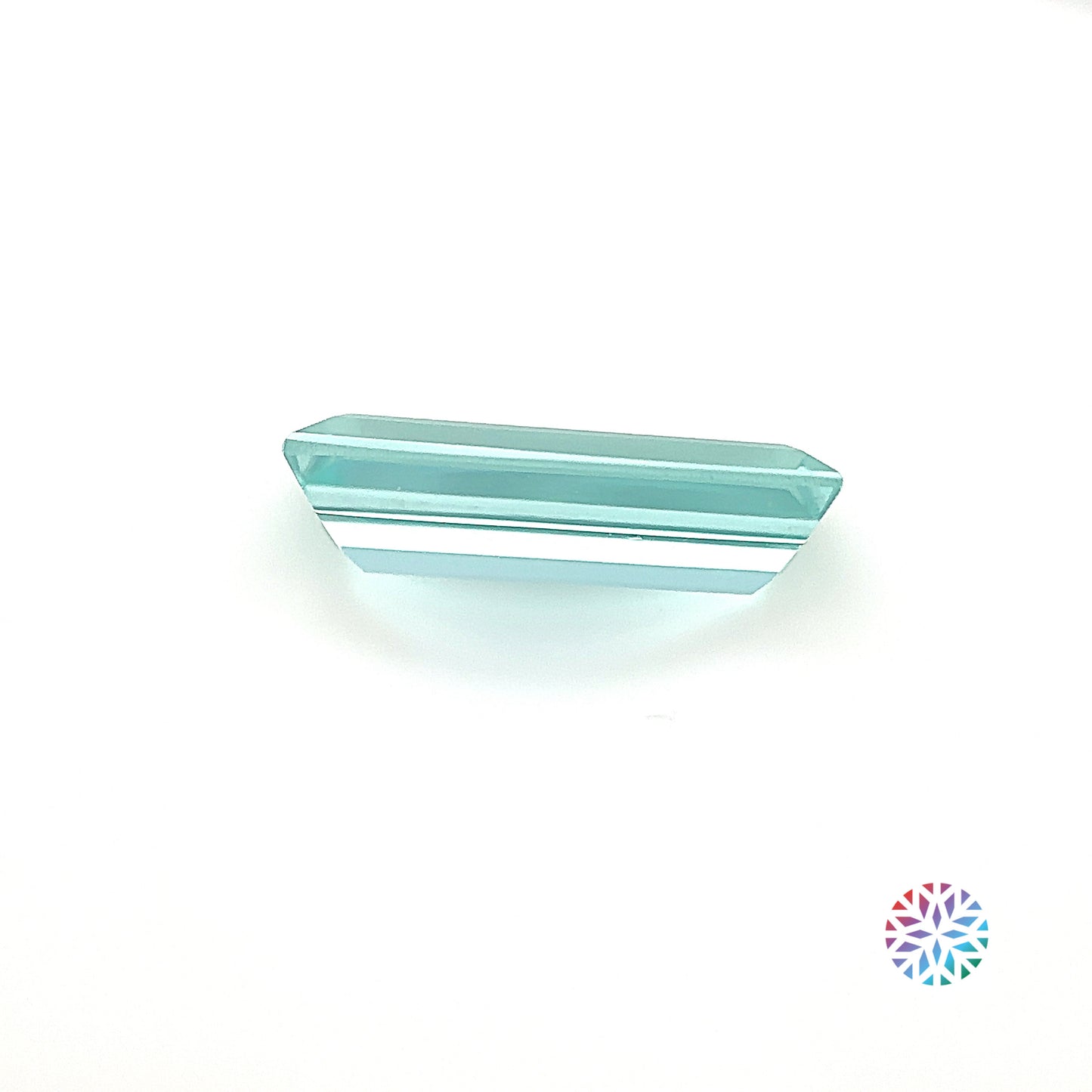 Lagoon Tourmaline- Baguette, 1.59ct, 12.0 x 4.4 x 3.6mm