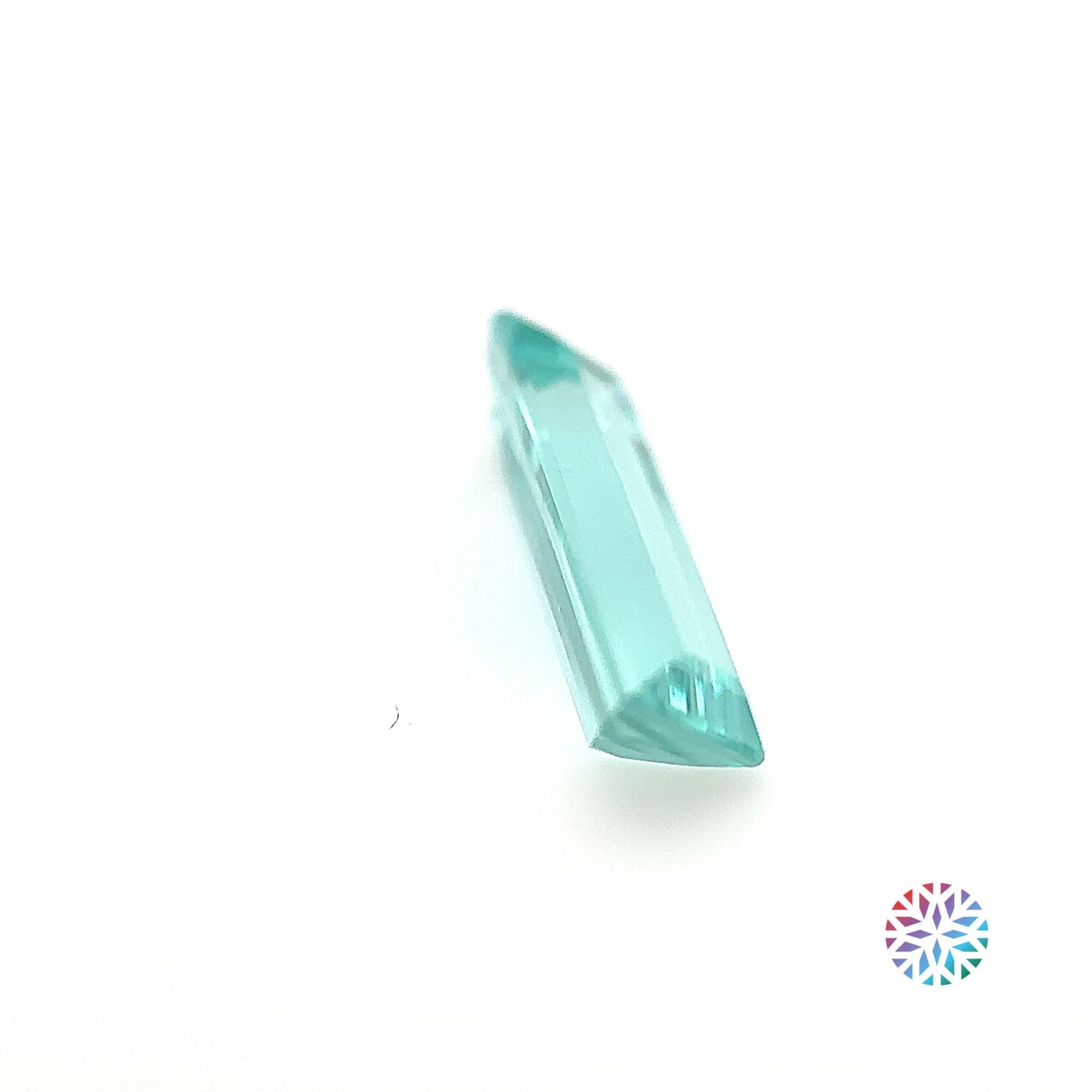 Lagoon Tourmaline- Baguette, 1.59ct, 12.0 x 4.4 x 3.6mm