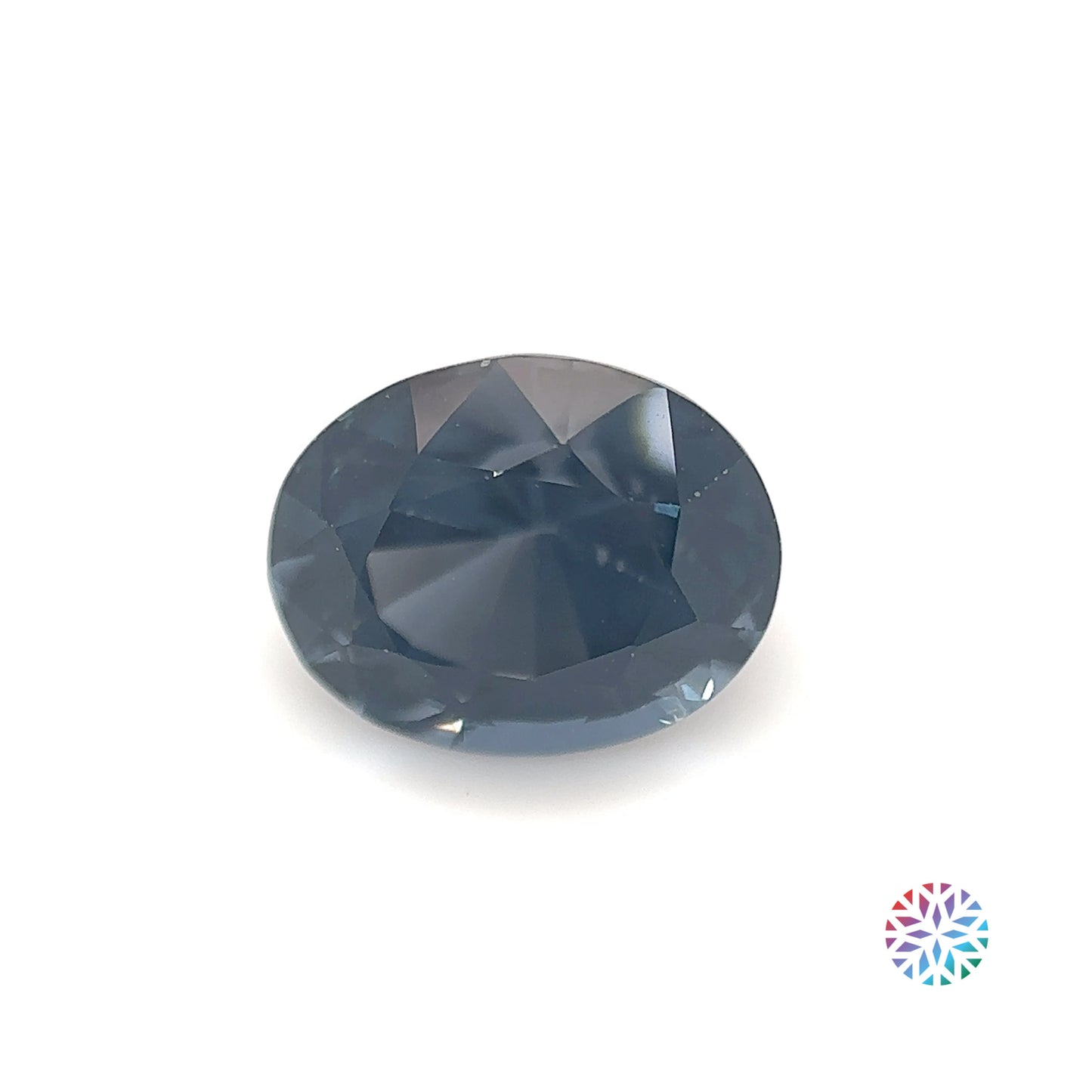 Grey Spinel- Oval, 4.02ct, 10.2 x 8.2 x 6.9mm