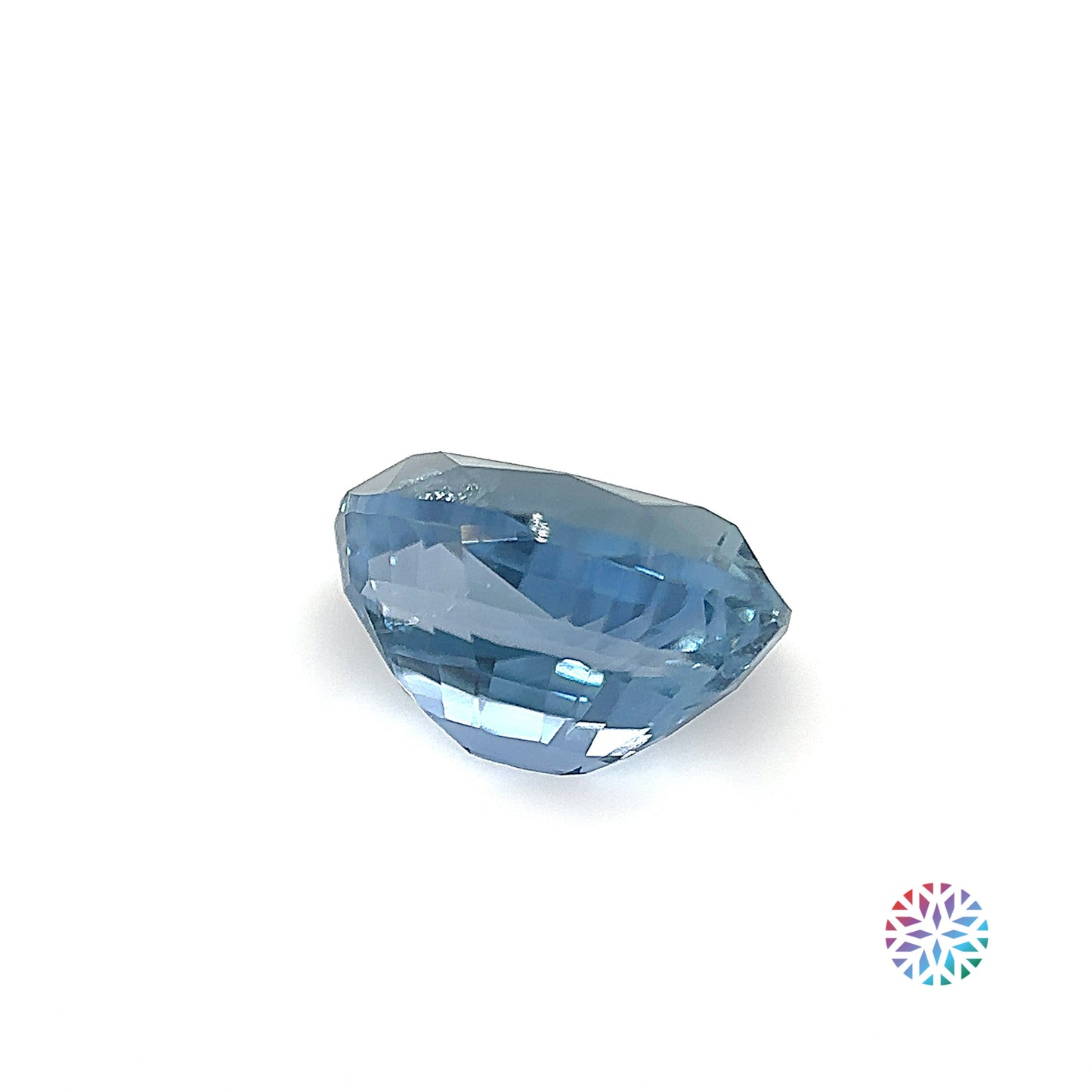 B/G Sapphire- Oval, 3.83ct, 10.1 x 7.0 x 6.1mm, (N)