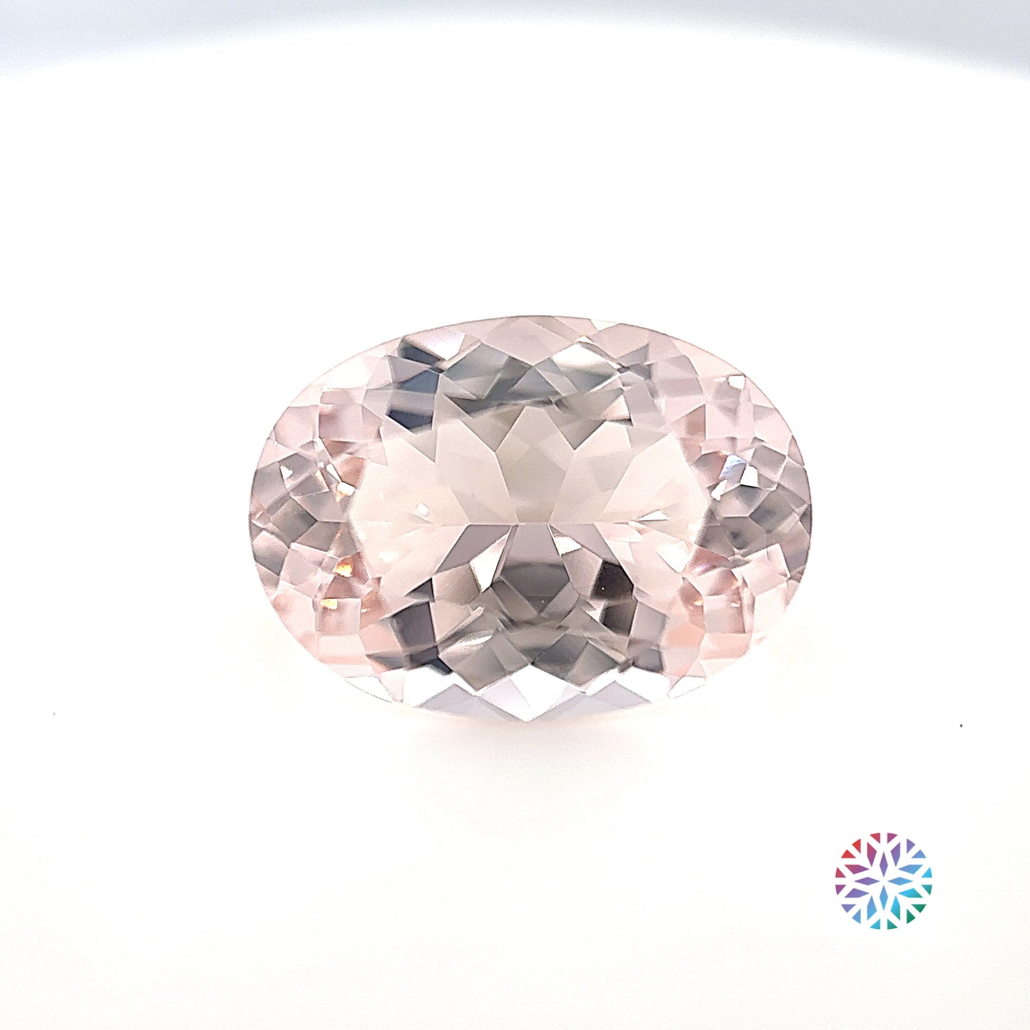 Peach Morganite- Oval, 5.13ct, 14.0 x 10.2 x 6.6mm