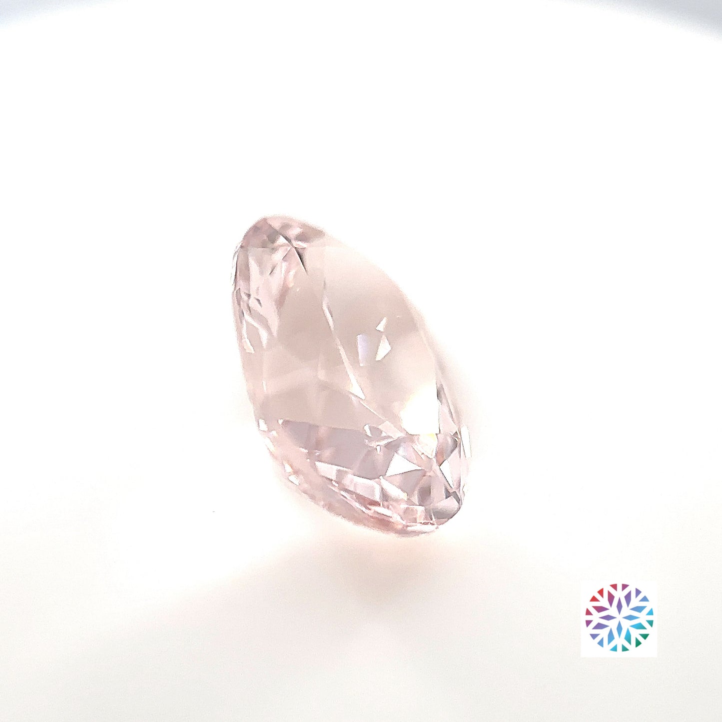 Peach Morganite- Oval, 5.13ct, 14.0 x 10.2 x 6.6mm