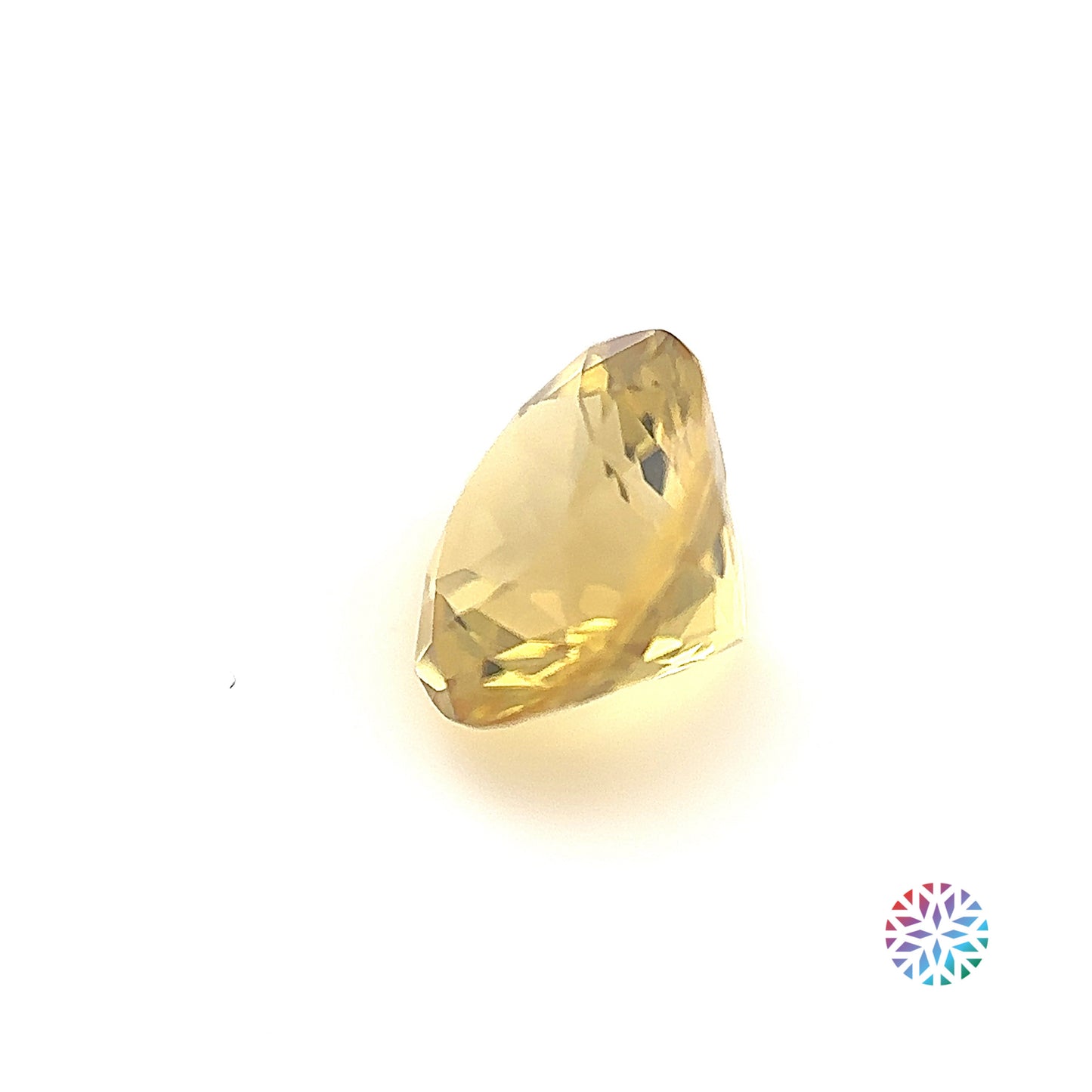 Yellow Tourmaline- Round, 1.93ct, 8.1 x 8.1 x 5.6mm
