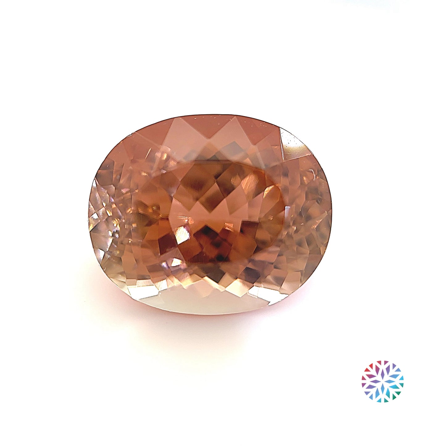 B/C Tourmaline- Oval, 7.06ct, 13.0 x 10.7 x 8.1mm