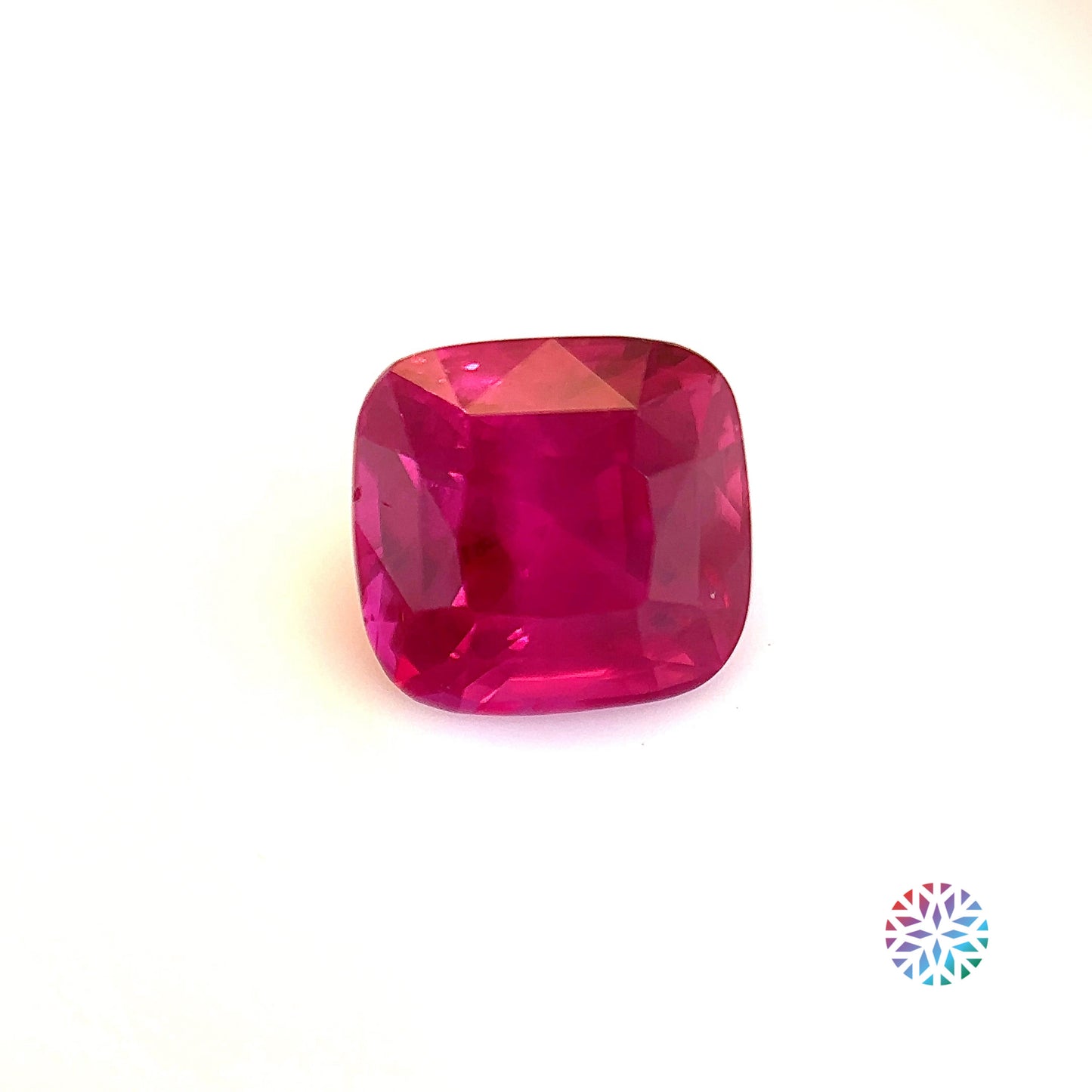 Ruby- Cushion, 2.58ct, 7.3 x 7.0 x 5.7mm, (C), (N)
