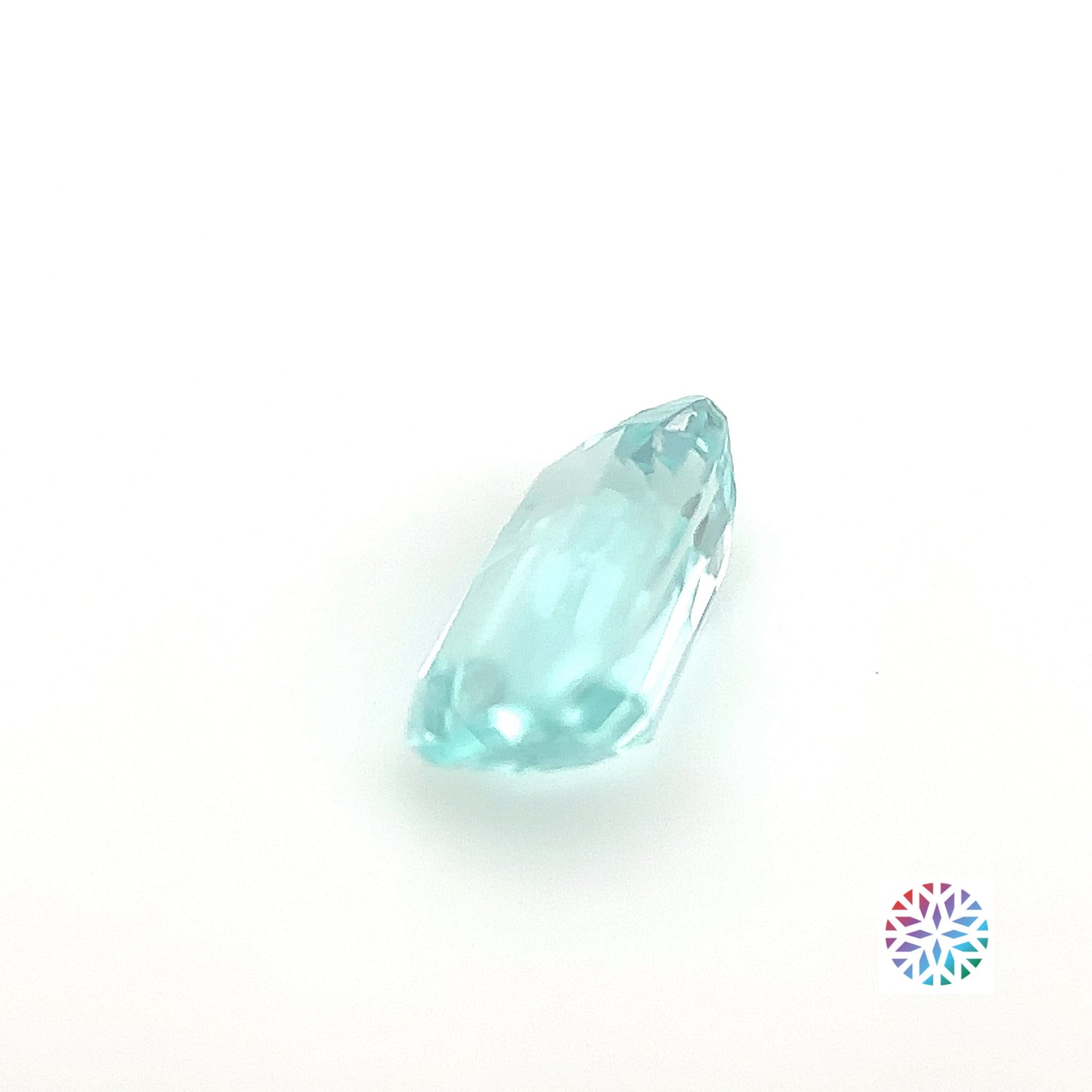 Lagoon Tourmaline- Cushion, 1.28ct, 8.1 x 5.0 x 3.8mm