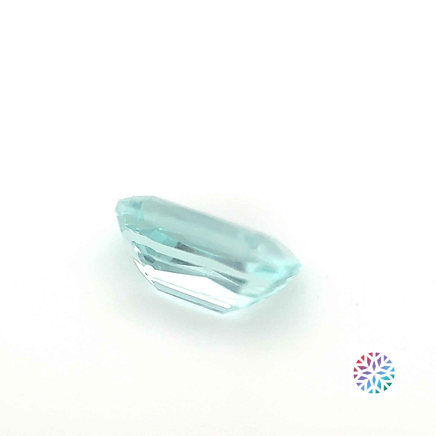 Lagoon Tourmaline- Cushion, 1.28ct, 8.1 x 5.0 x 3.8mm