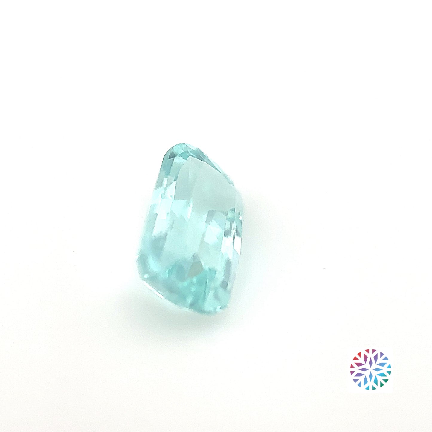 Lagoon Tourmaline- Cushion, 1.28ct, 8.1 x 5.0 x 3.8mm