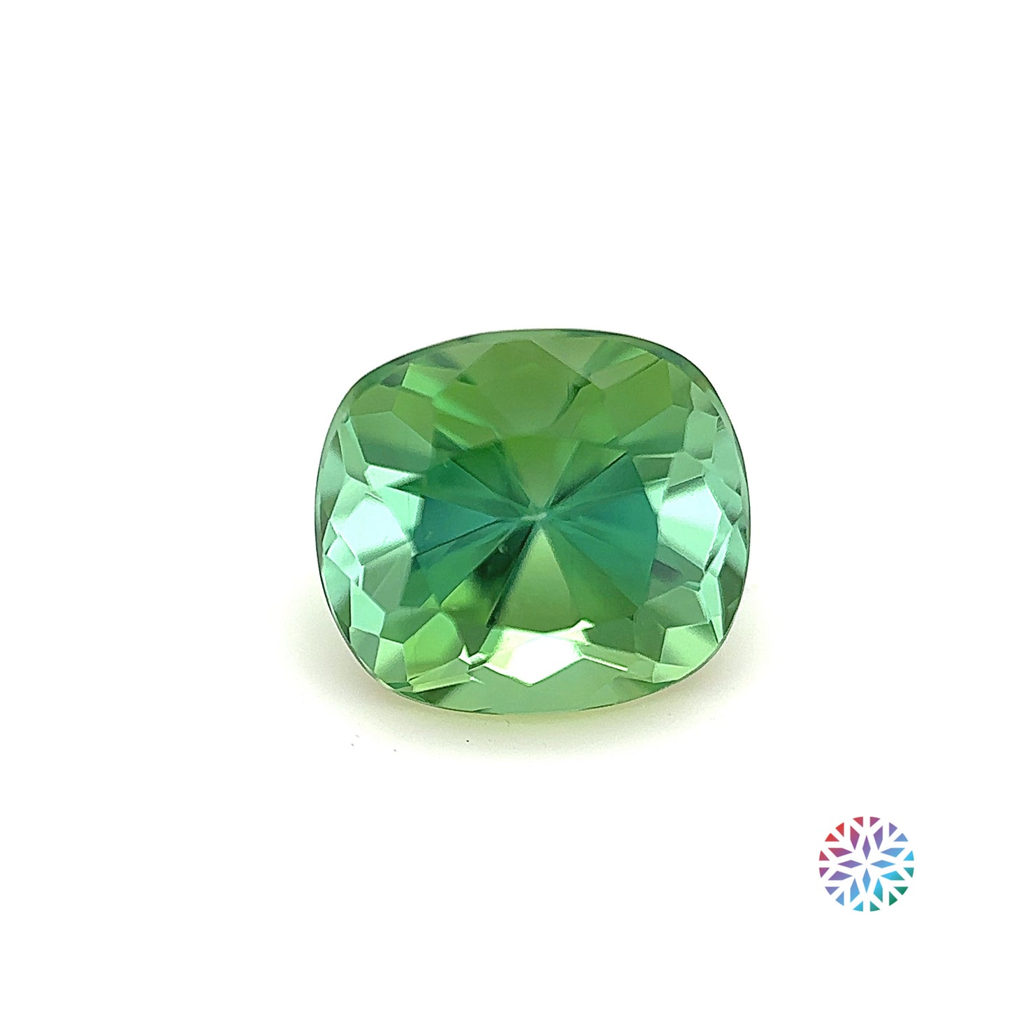 Mint Tourmaline- Cushion, 2.85ct, 8.8 x 7.9 x 6.6mm