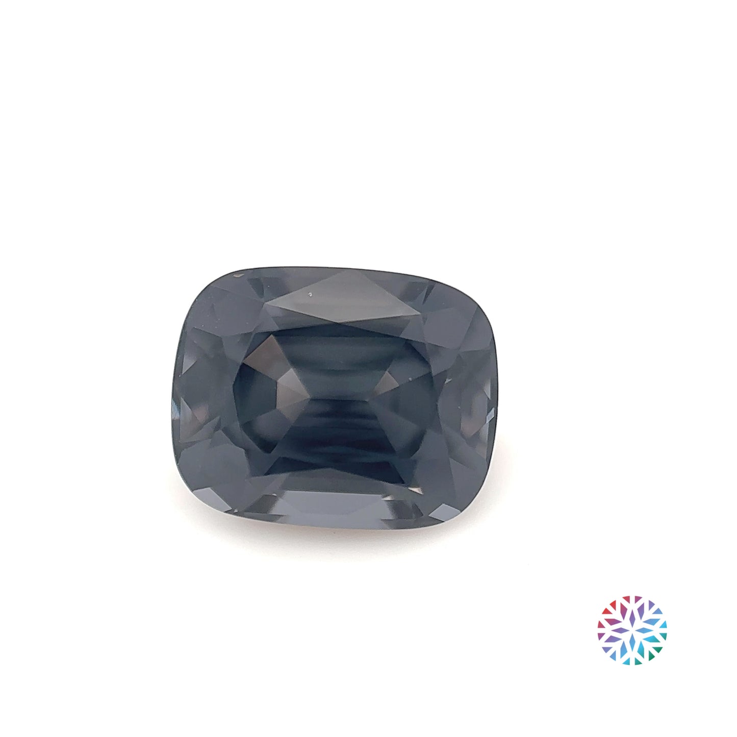 Grey Spinel- Cushion, 4.67ct, 10.5 x 8.4 x 6.3mm