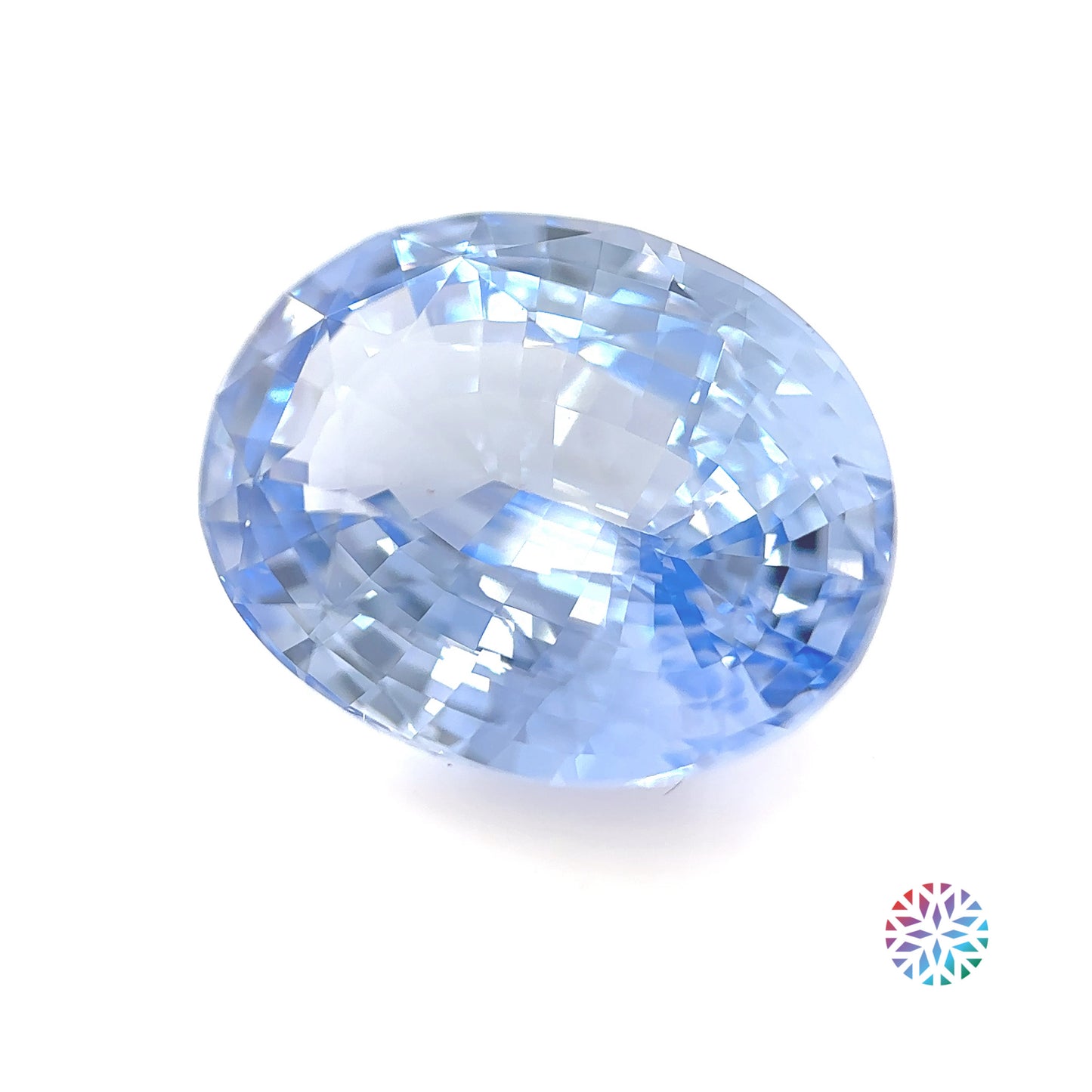 Blue Sapphire- Oval, 13.6ct, 15.7 x 12.3 x 7.9mm