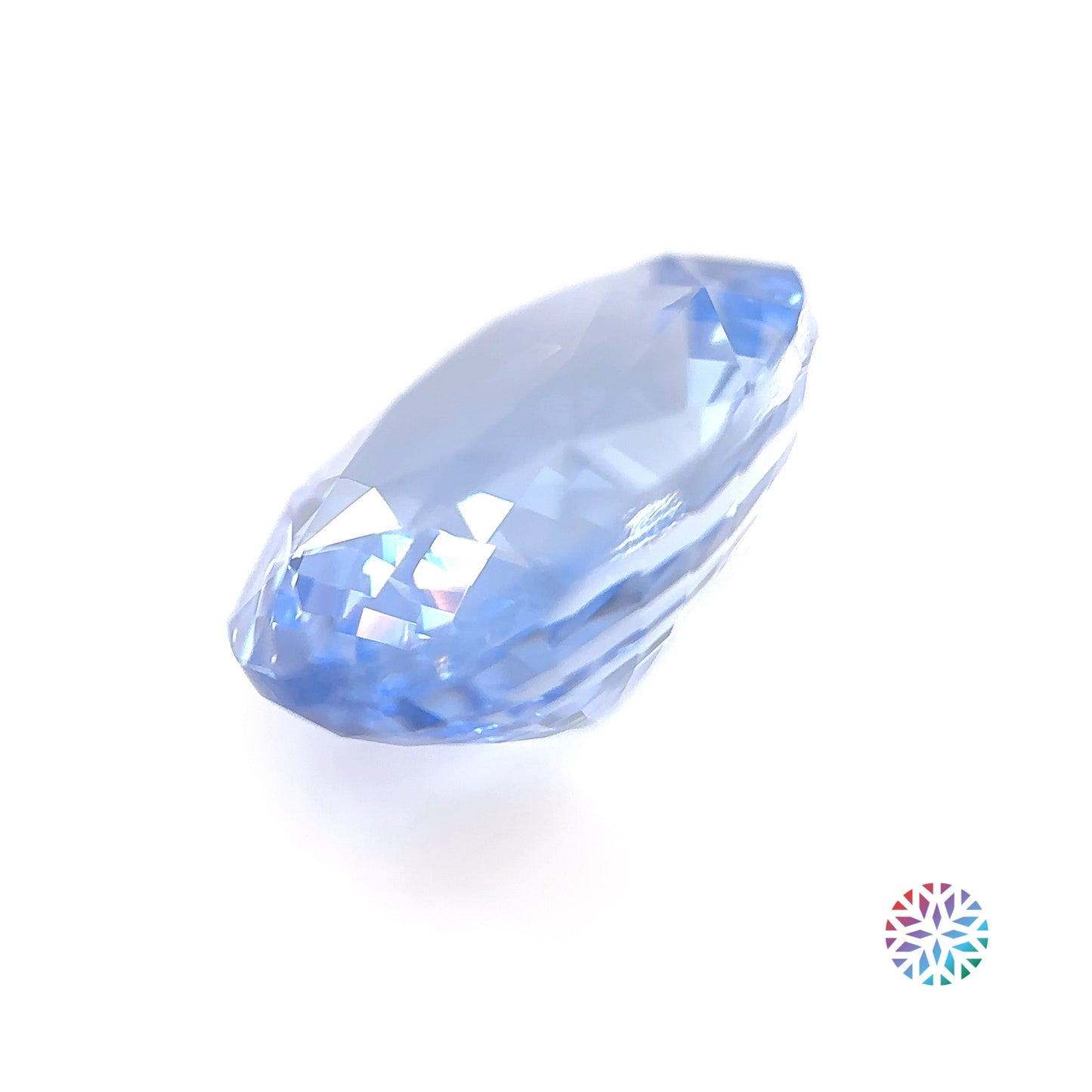Blue Sapphire- Oval, 13.6ct, 15.7 x 12.3 x 7.9mm