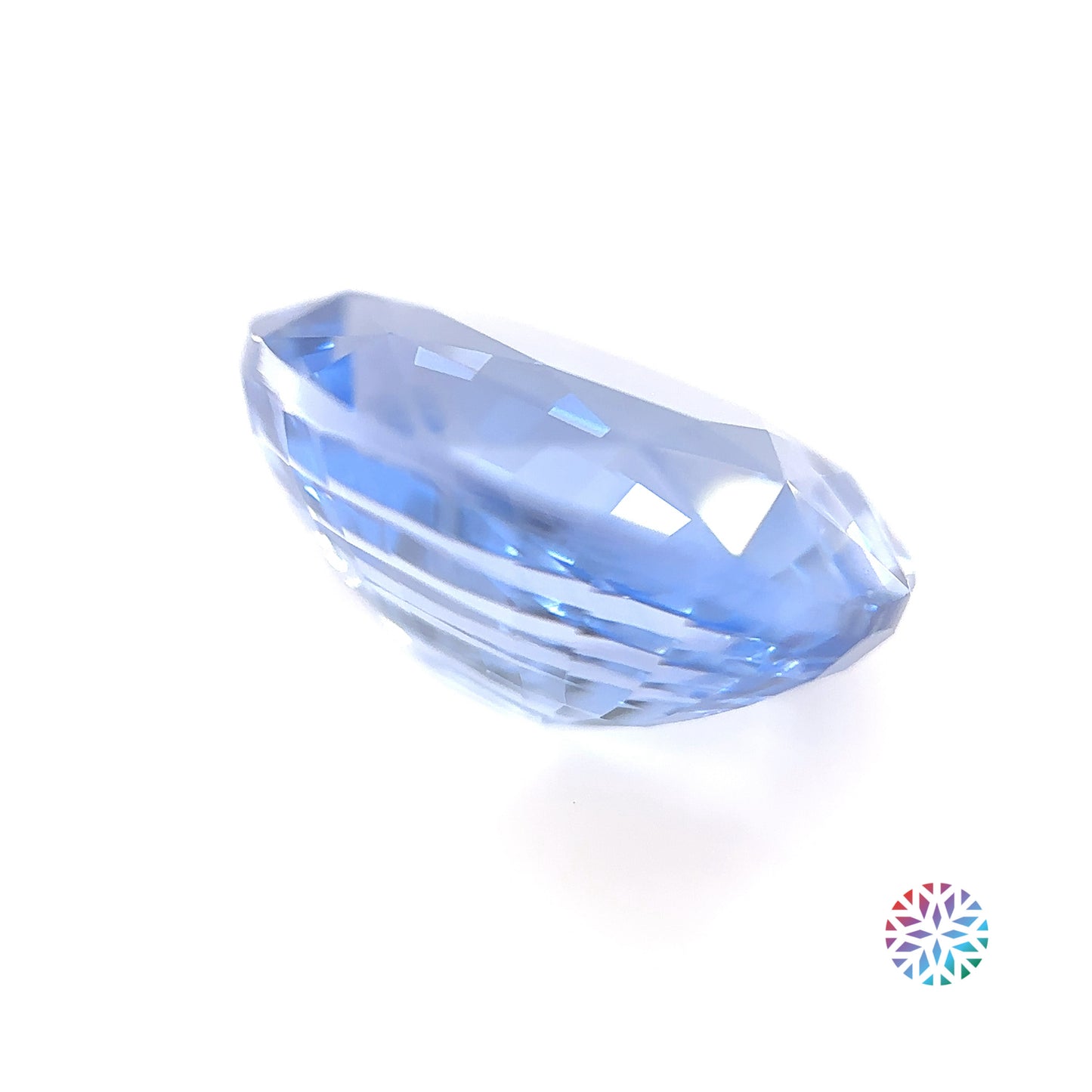 Blue Sapphire- Oval, 13.6ct, 15.7 x 12.3 x 7.9mm
